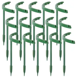 15-Piece: Garden Plant Support Stakes