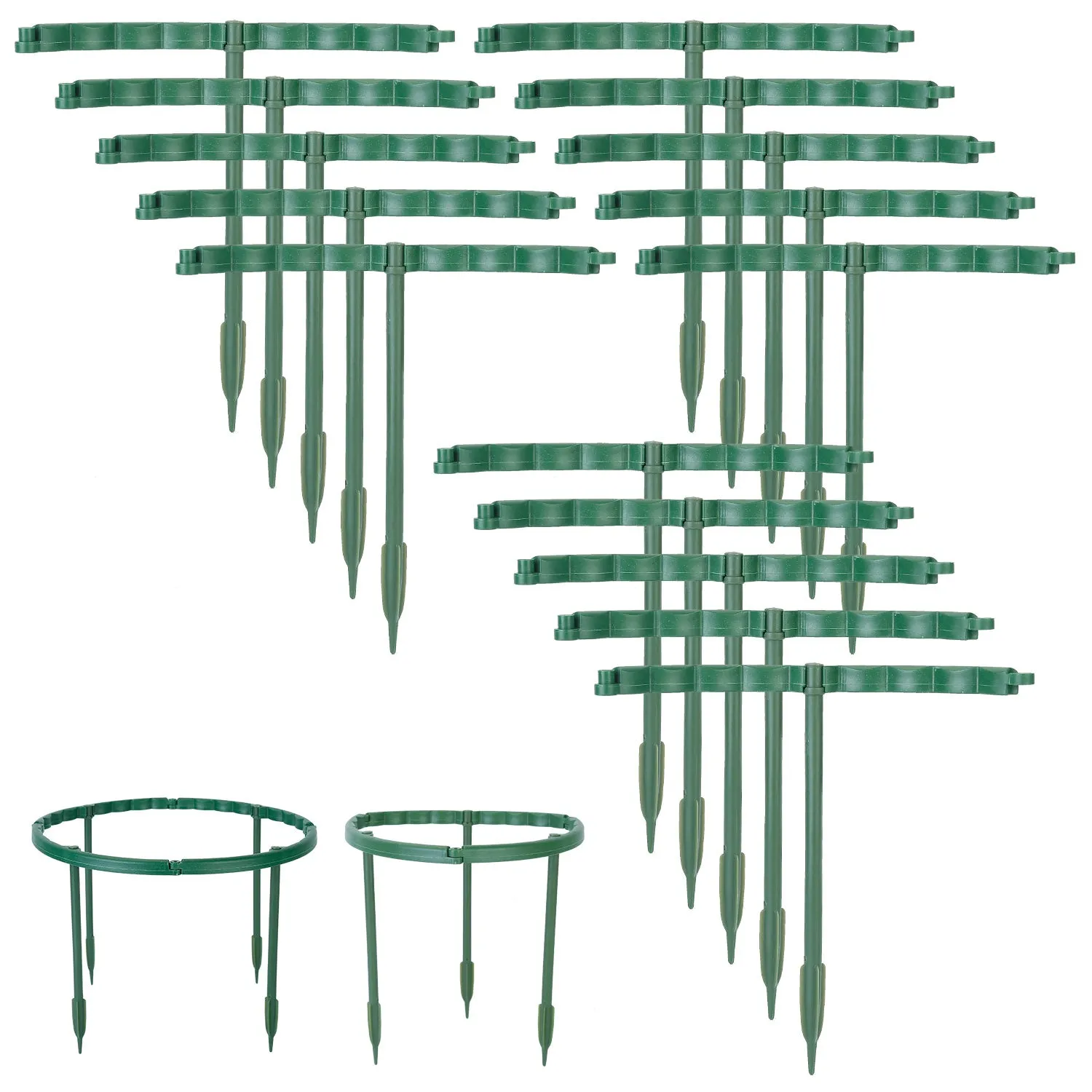 15-Piece: Garden Plant Support Stakes