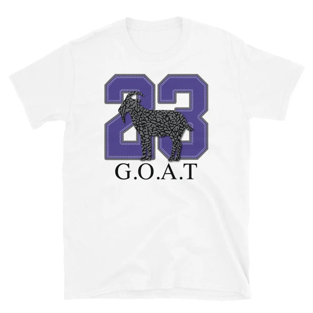 23 GOAT Shirt To Match Air Jordan 3 Dark Iris