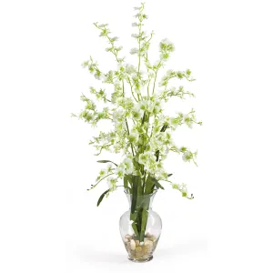 31" Artificial Dancing Lady Arrangement w/Vase - Low Maintenance, Life-Like & Vibrant Silk Flowers For Busy People.