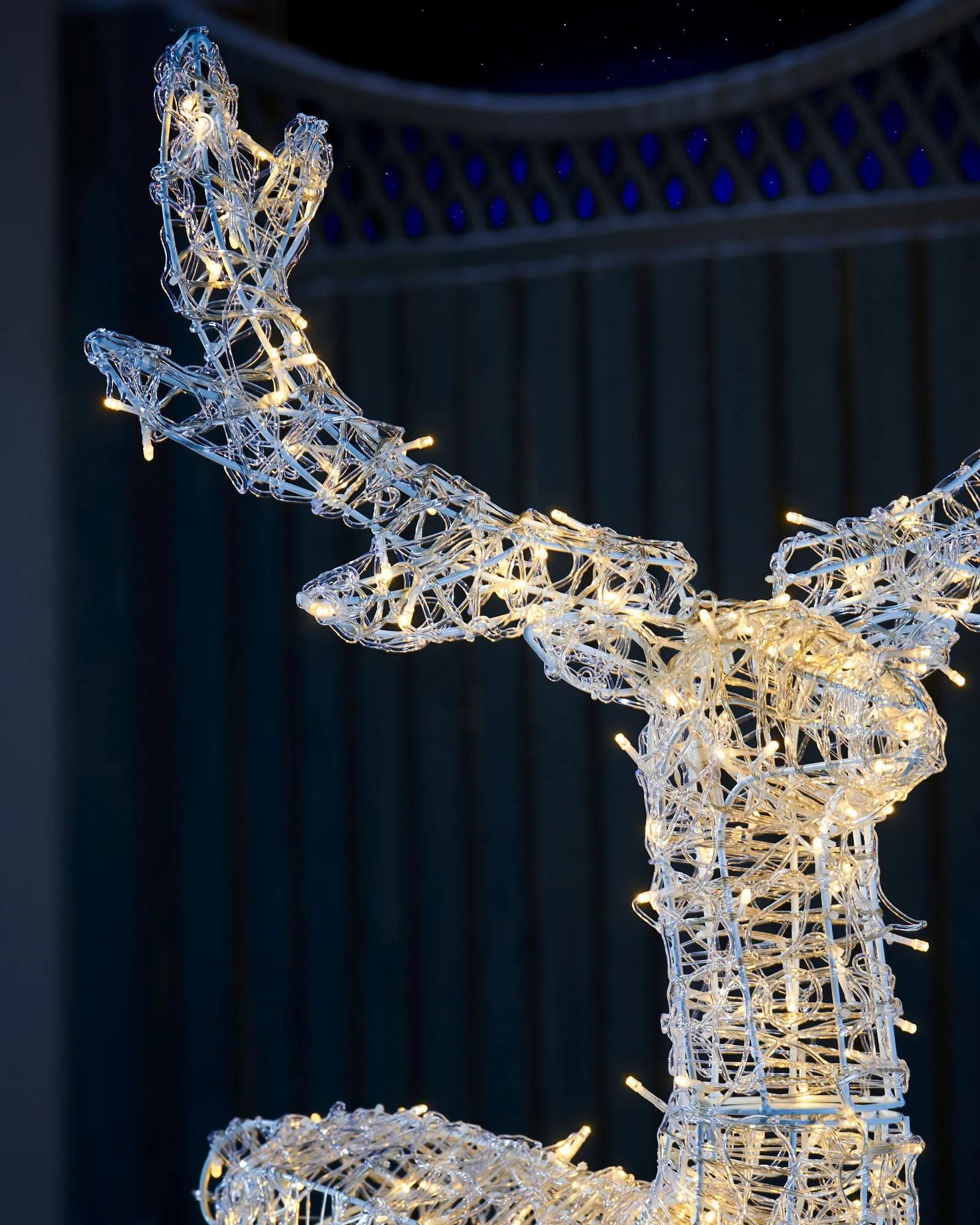 3D Acrylic Reindeer Decoration, 122 cm