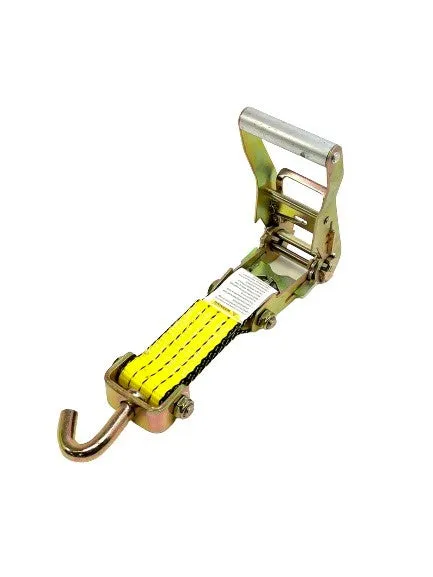 A-2X11RSJYTEC-I - 2" x 11' Ratchet Assembly w/ 3 Swivel J Hooks, Rubber Cleats and Stoppers-BETTER