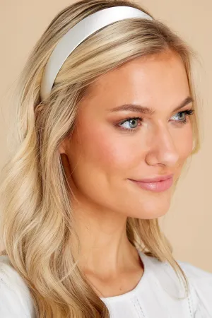 A Graceful Touch Pearl Grey Headband