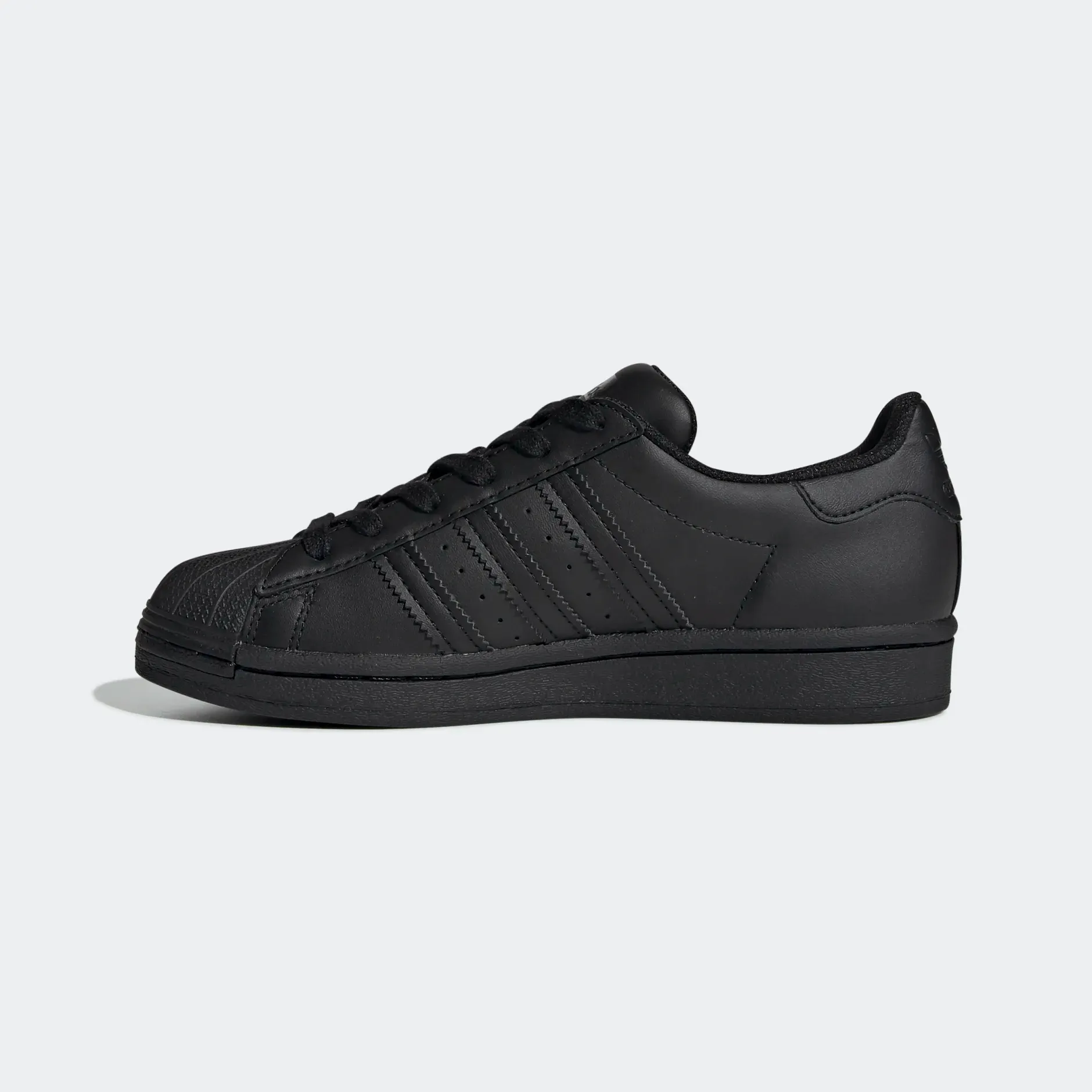 Adidas Kid's Superstar Shoes - All Black