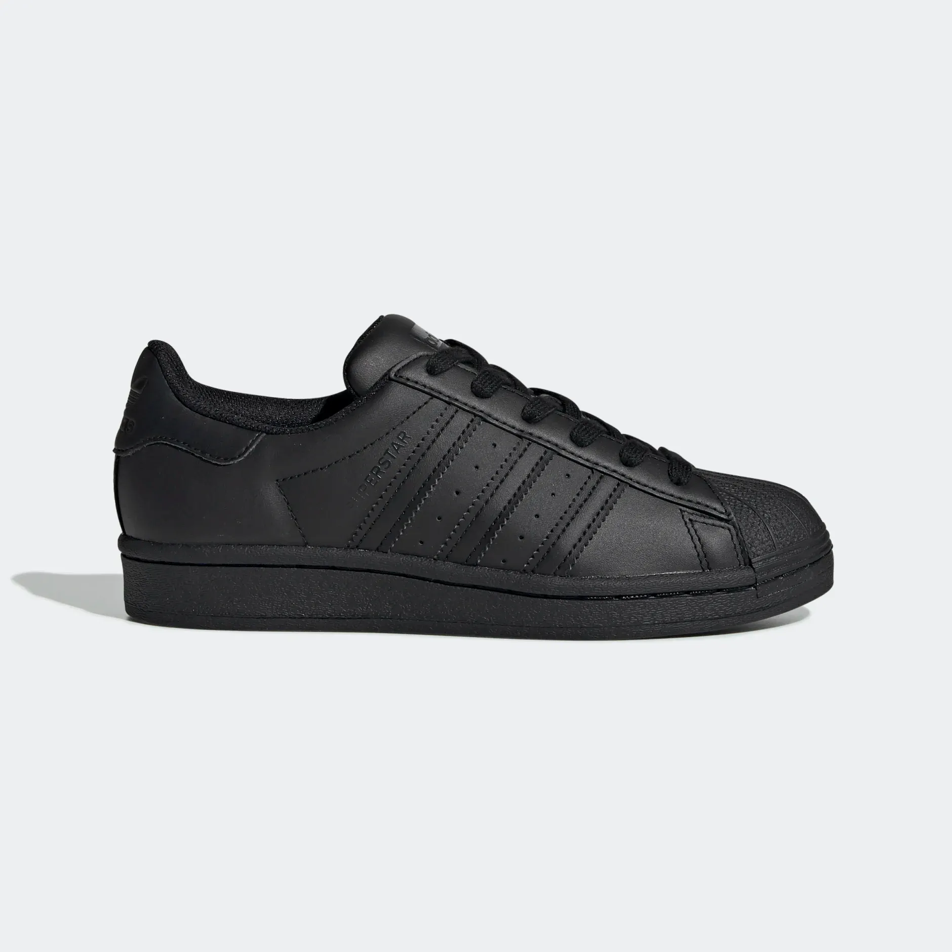 Adidas Kid's Superstar Shoes - All Black