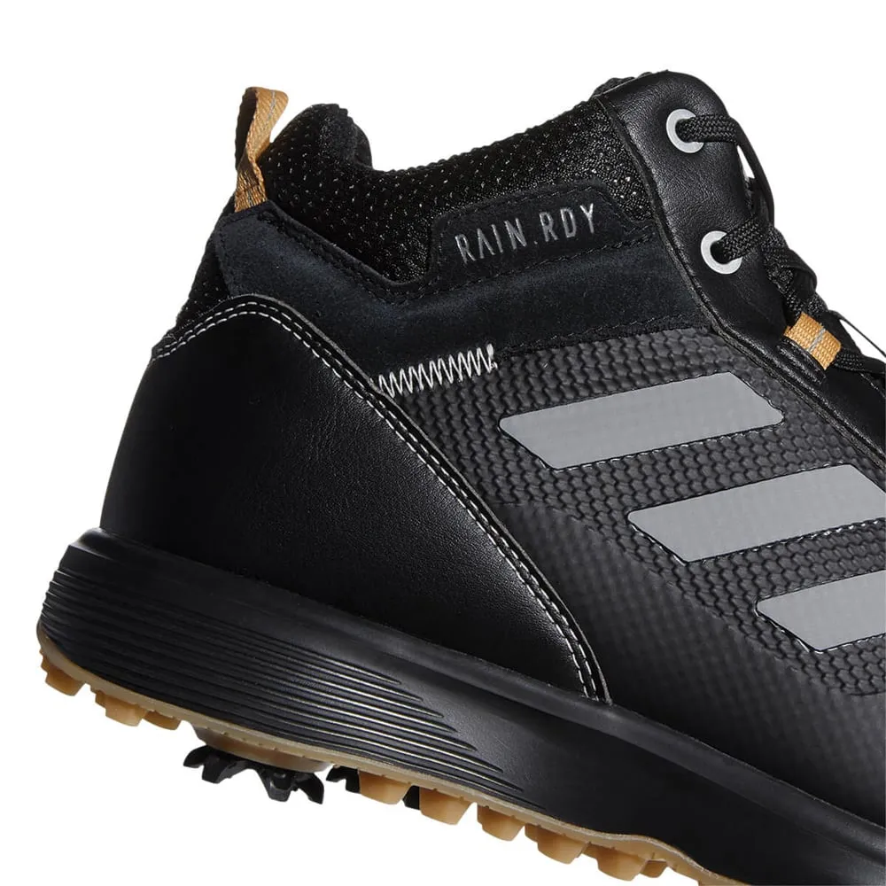 adidas S2G Mid-Cut Spiked Waterproof Boots - Core Black/Grey Four/Mesa