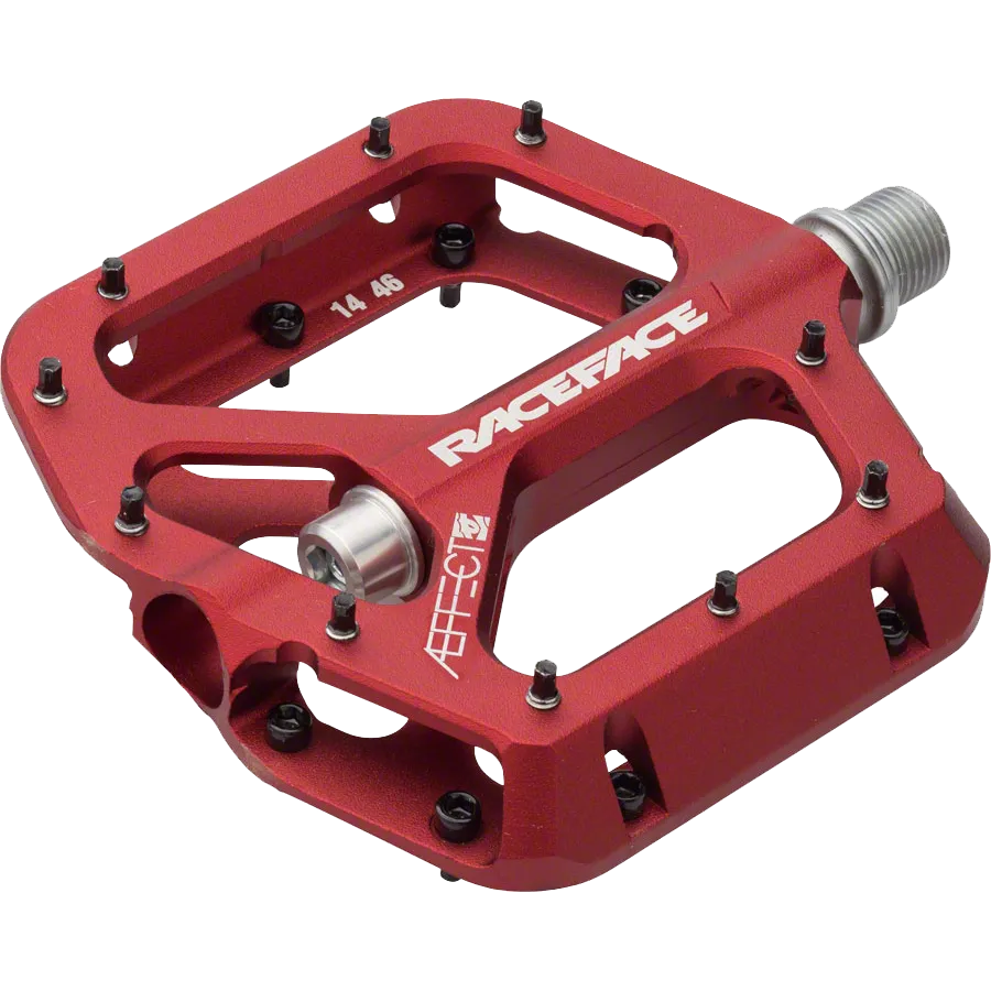 Aeffect Platform Pedal 9/16" - Red