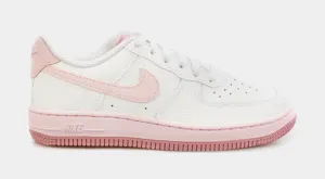 Air Force 1 Preschool Basketball Shoes (White/Pink)