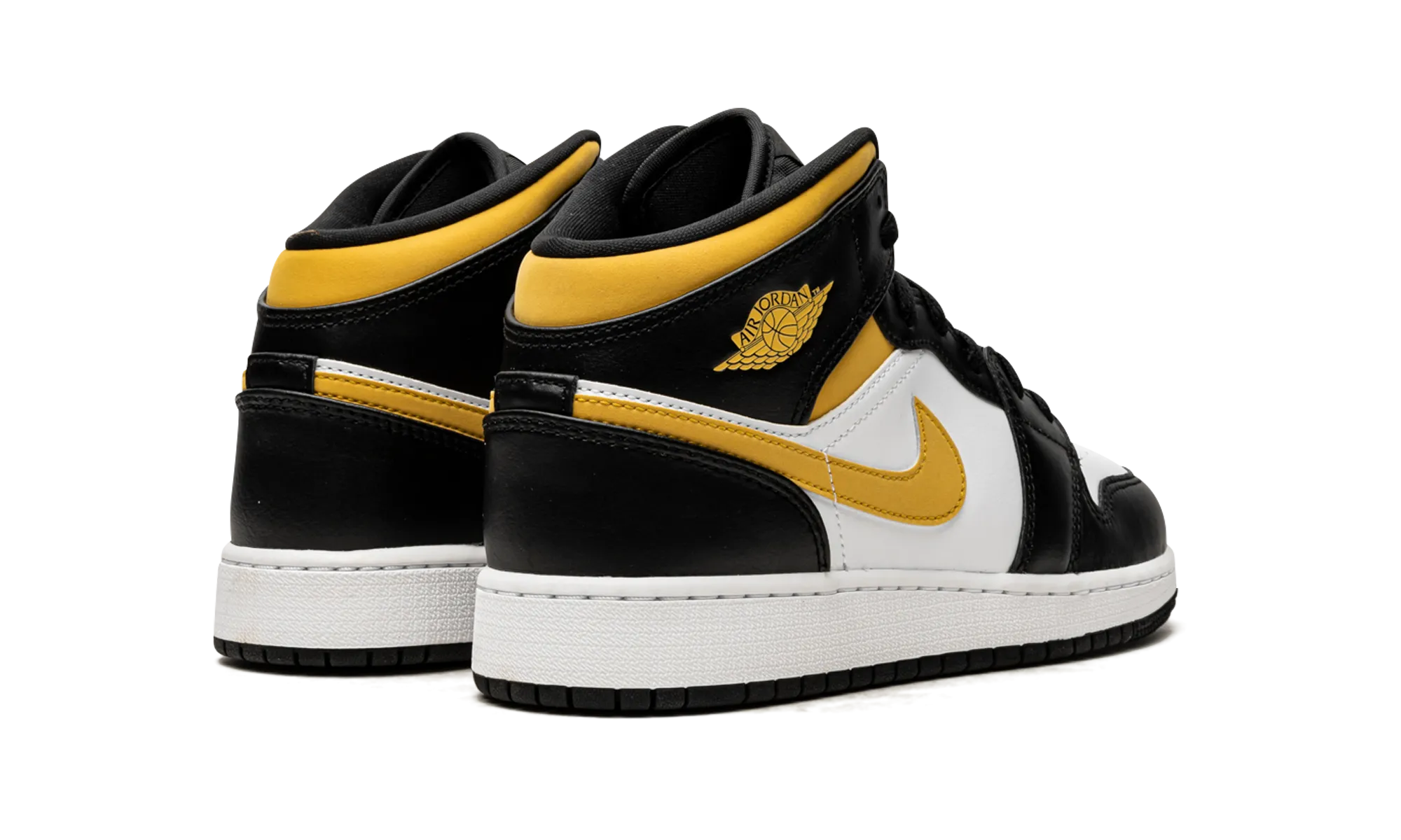 Air Jordan 1 Mid “Pollen/Black/White" GS