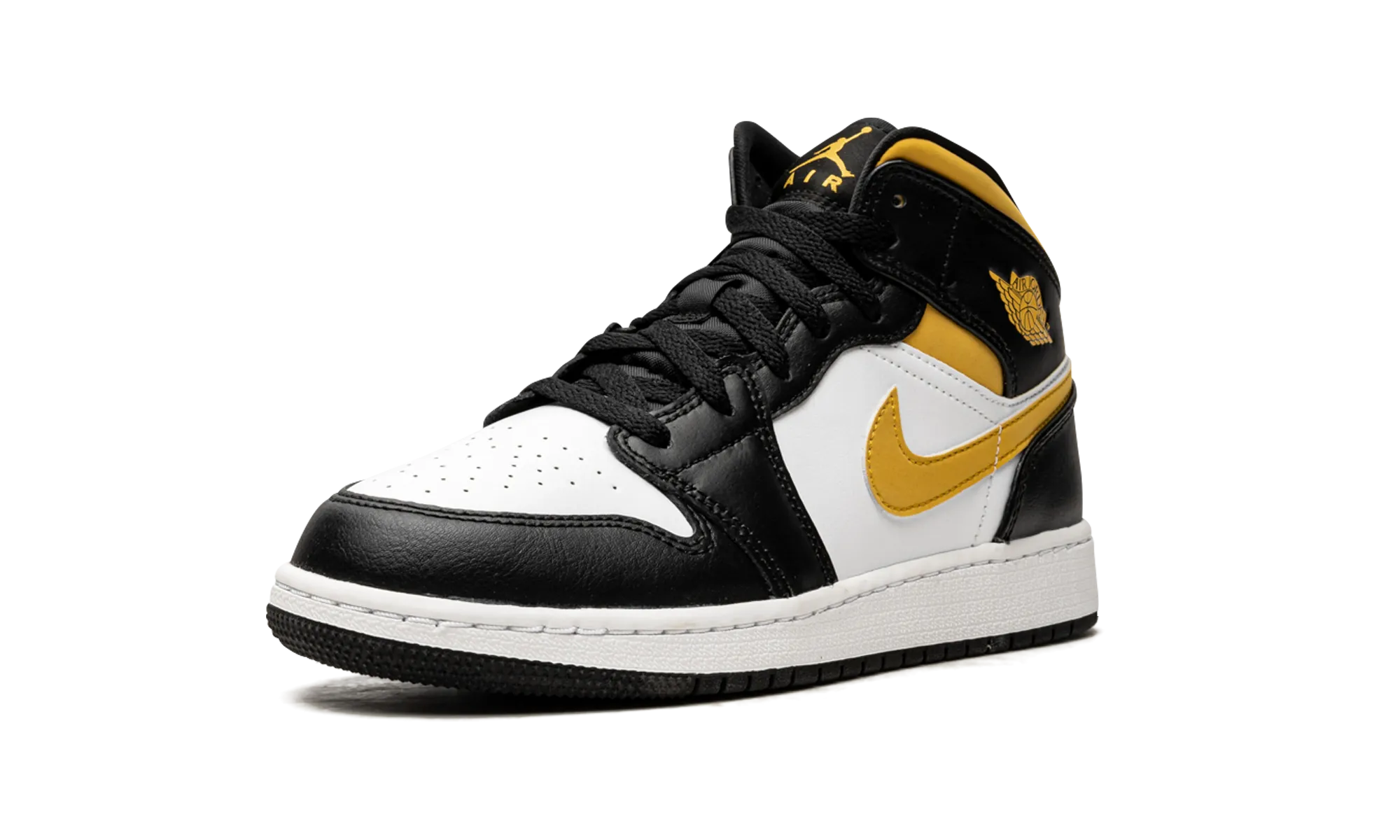 Air Jordan 1 Mid “Pollen/Black/White" GS