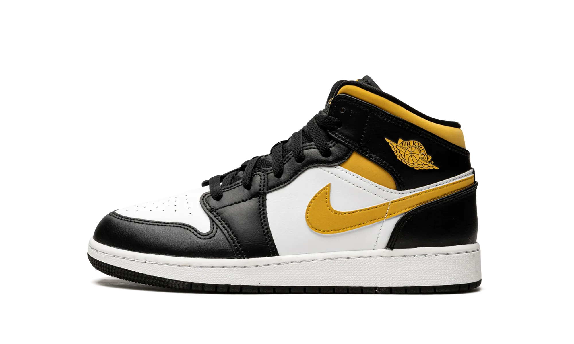 Air Jordan 1 Mid “Pollen/Black/White" GS