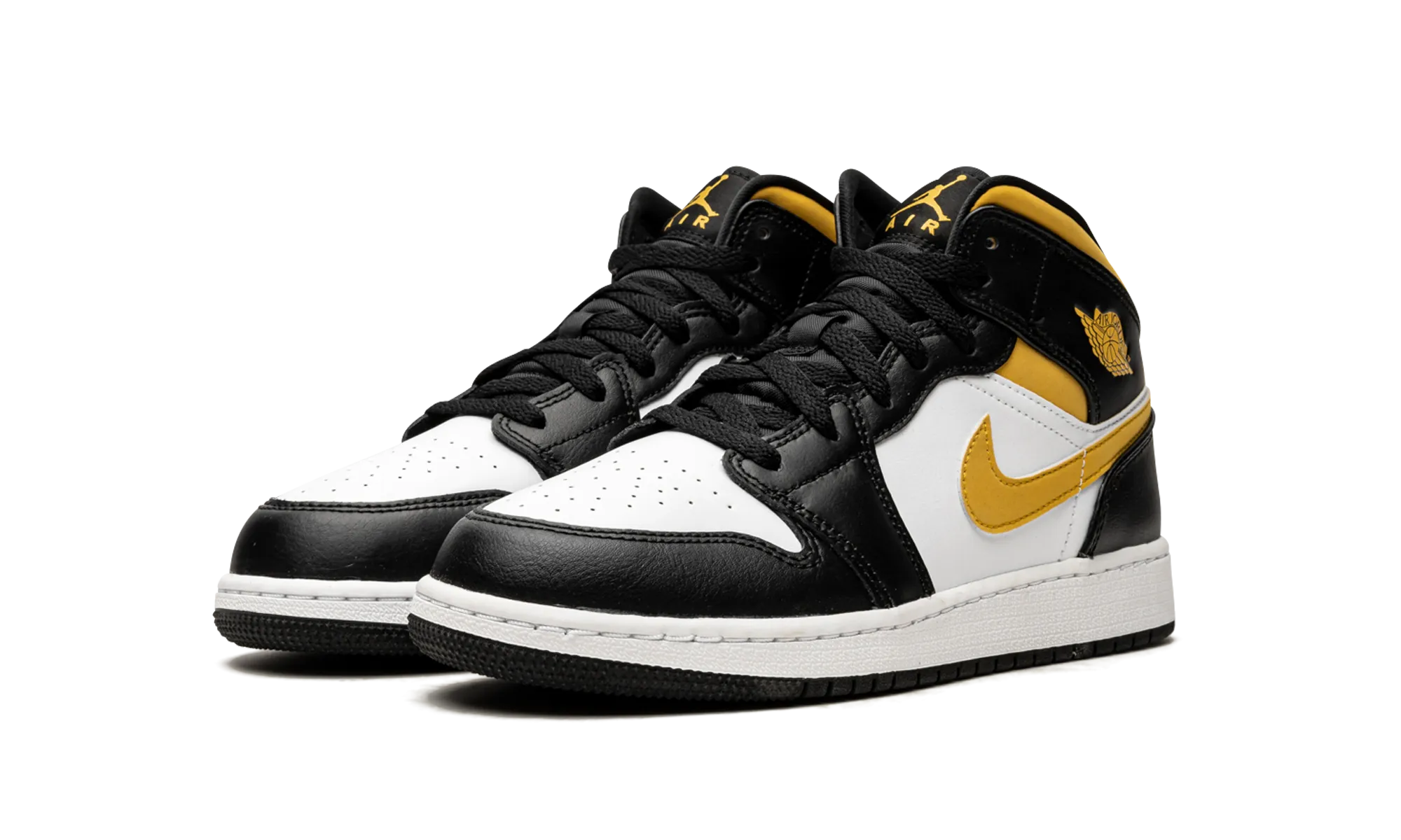 Air Jordan 1 Mid “Pollen/Black/White" GS