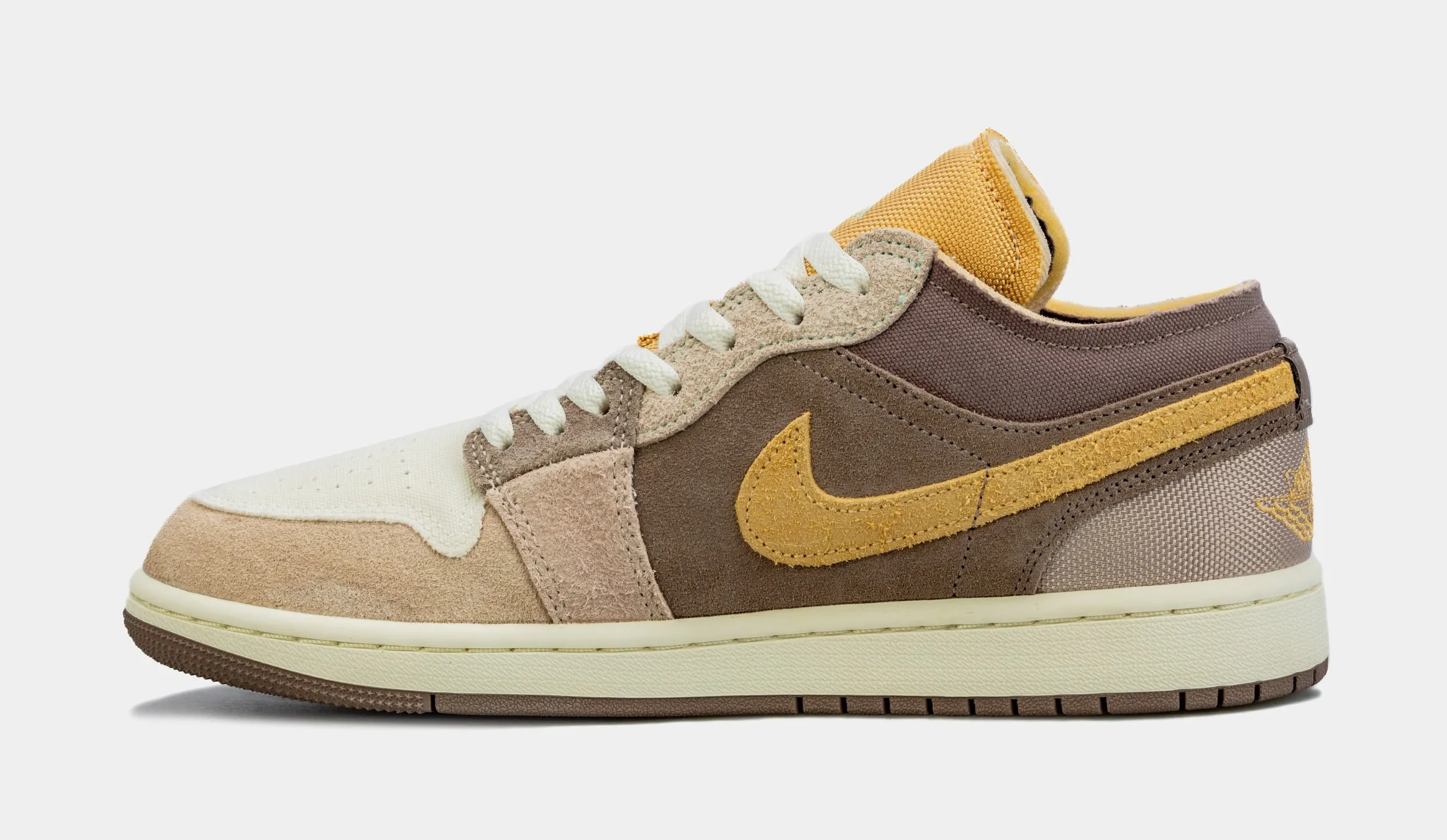 Air Jordan 1 Retro Low SE Craft Taupe Haze Mens Lifestyle Shoes (Brown/Beige)