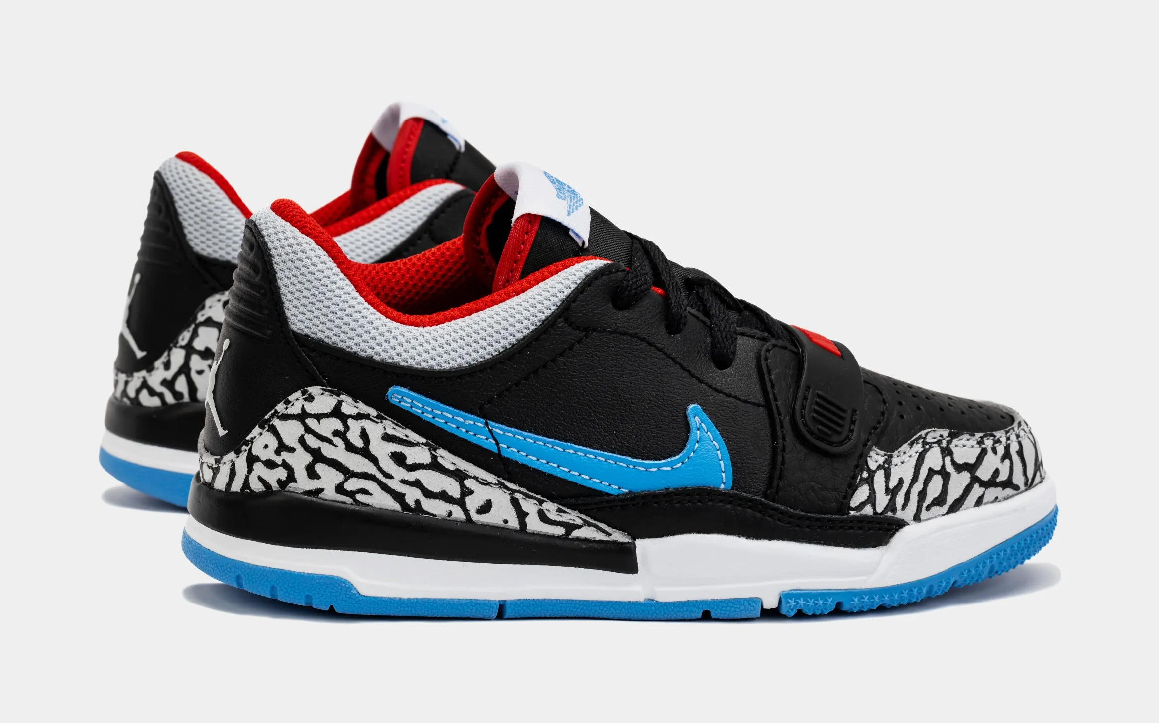 Air Jordan Legacy 312 Low Preschool Basketball Shoes (Black/Blue)