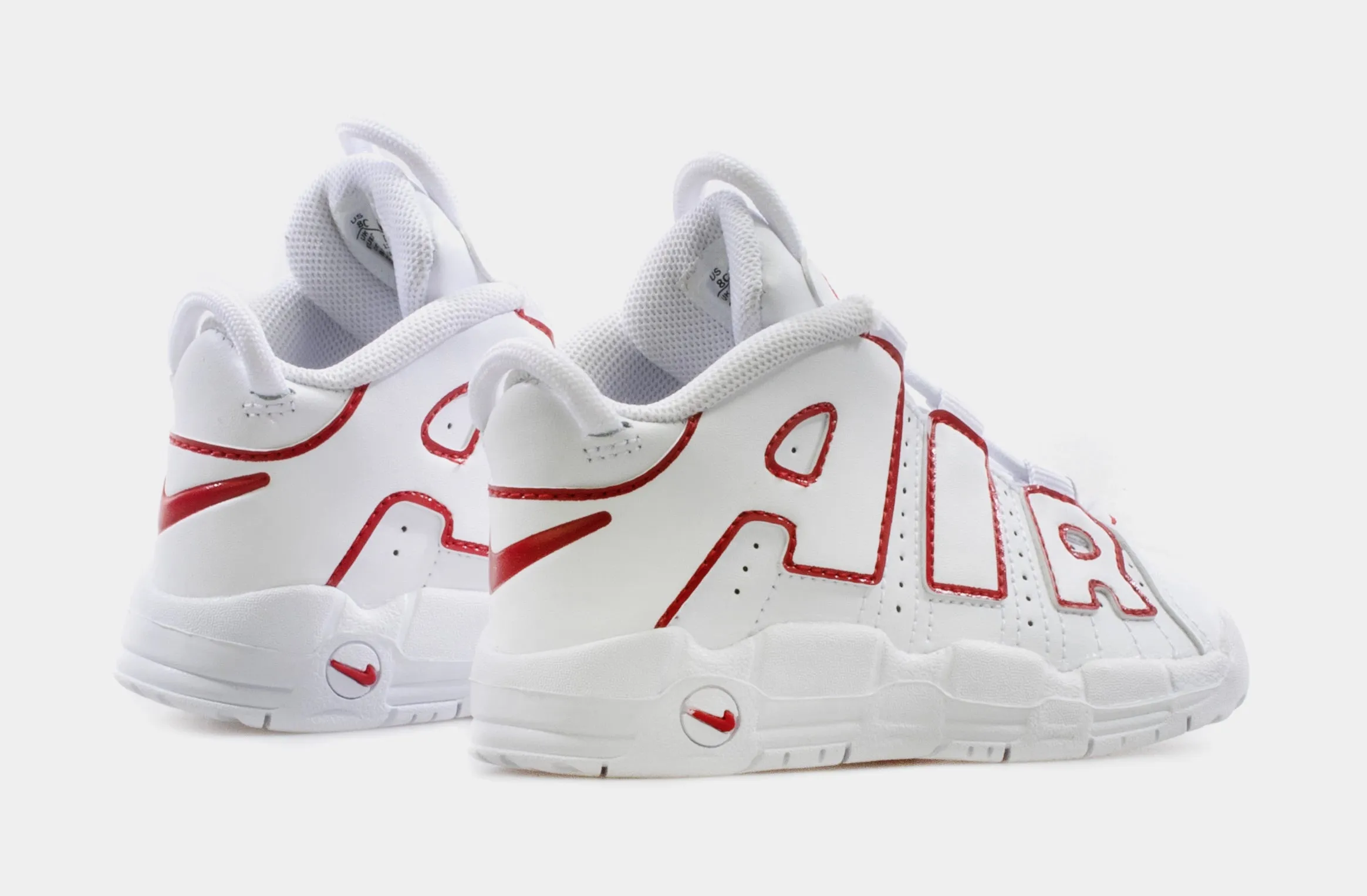 Air More Uptempo 96 Renowned Rhythm Toddler Lifestyle Shoe (White/Red)