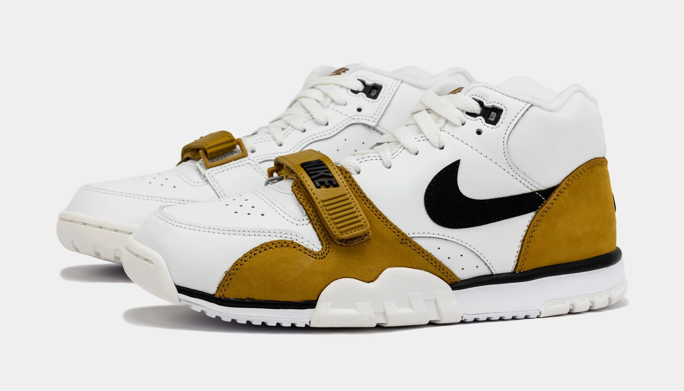 Air Trainer 1 Bronzine Mens Basketball Shoes (White/Brown)