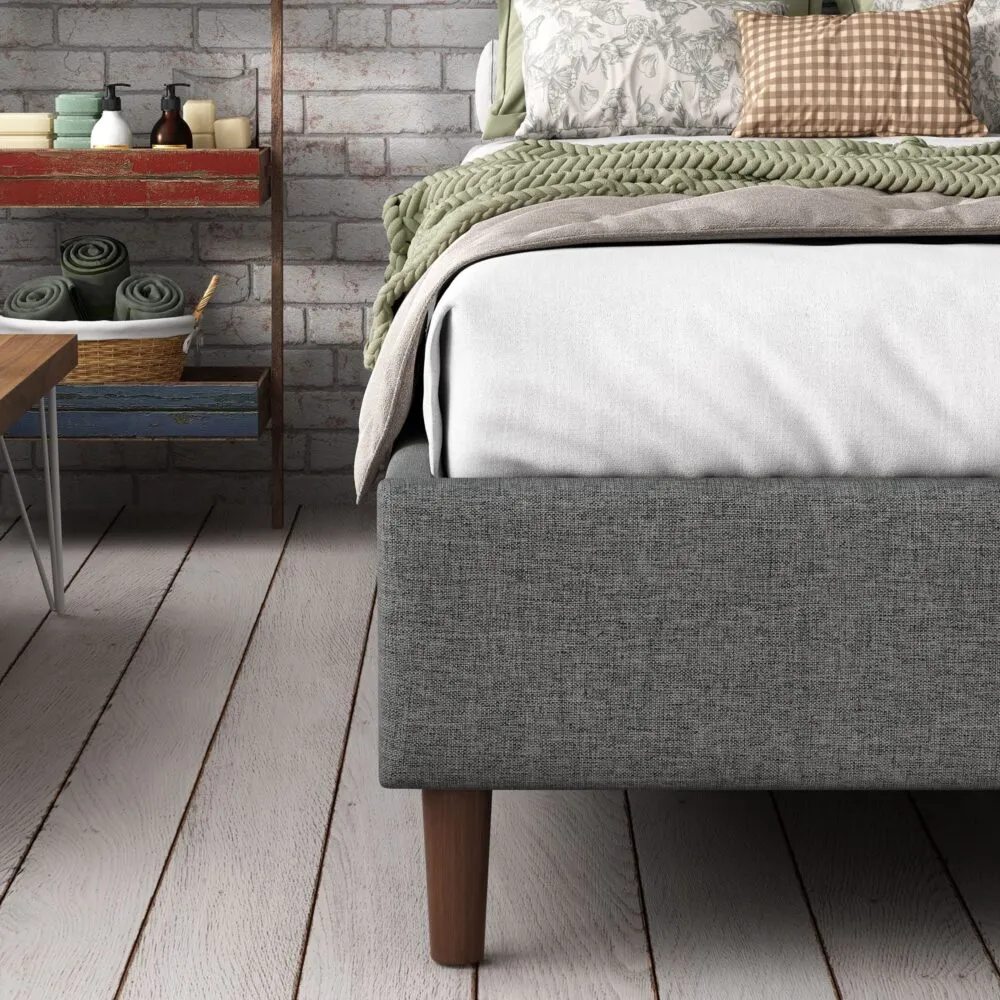 Alexandra Single Bed Base Dark Grey