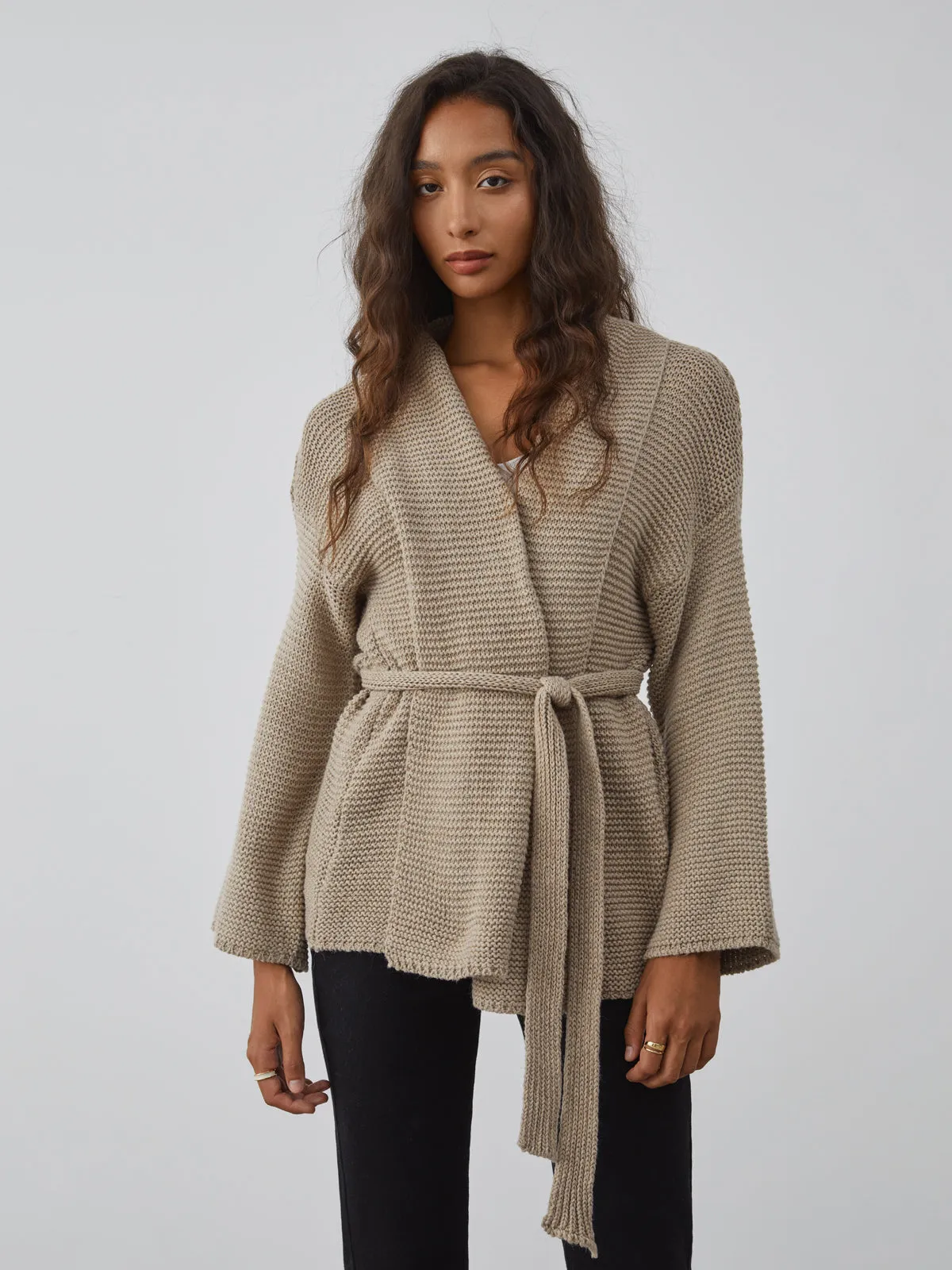 All I Graceful Wanted Tie Cardigan