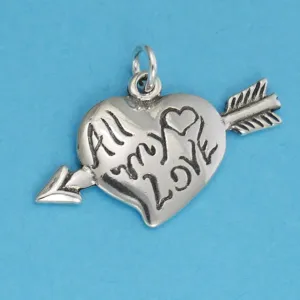 All My Love Heart Charm