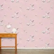 Animalia Blush Wallpaper