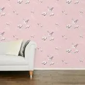 Animalia Blush Wallpaper