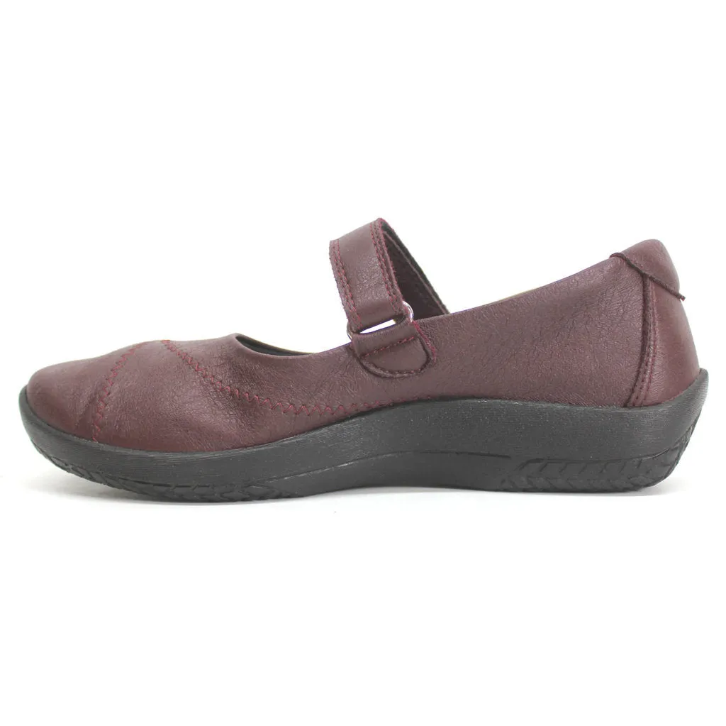 Arcopedico Mary Jane L18 Womens Shoes Bordeaux - UK 5