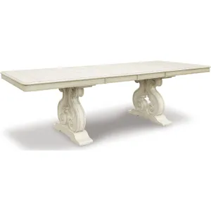 Arlendyne Dining Extension Table - Antique White - (D980D4)