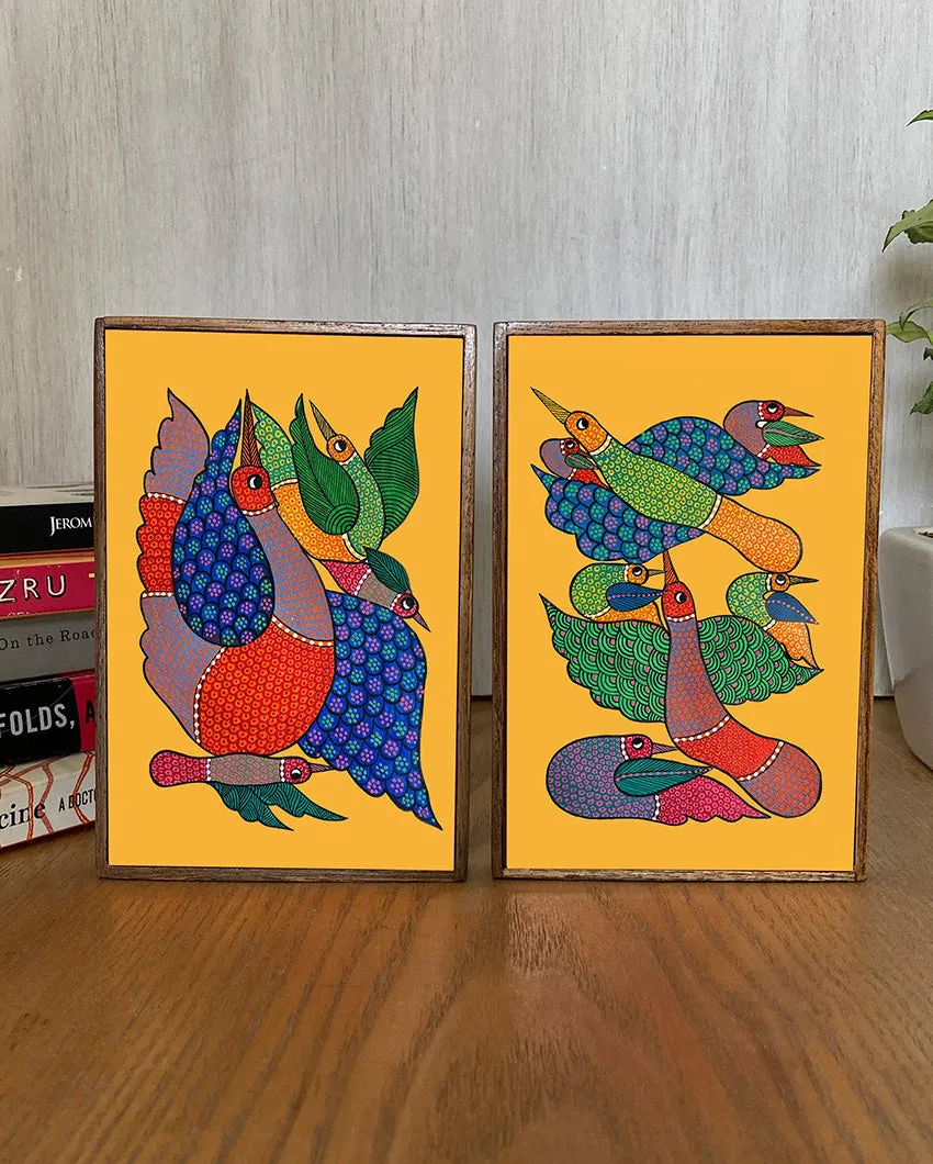 Art of The Bird Book Holders | 2 Pieces