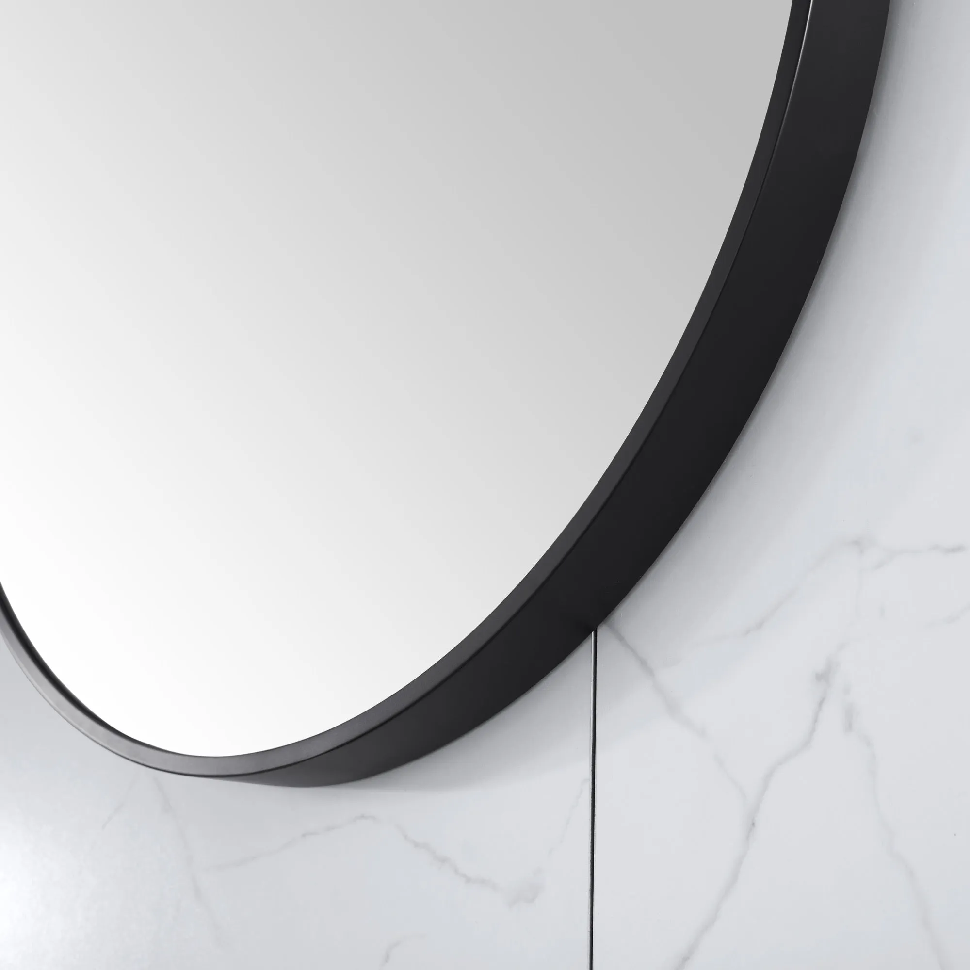 Avon Bathroom Mirror with Stainless Steel Metal Frame