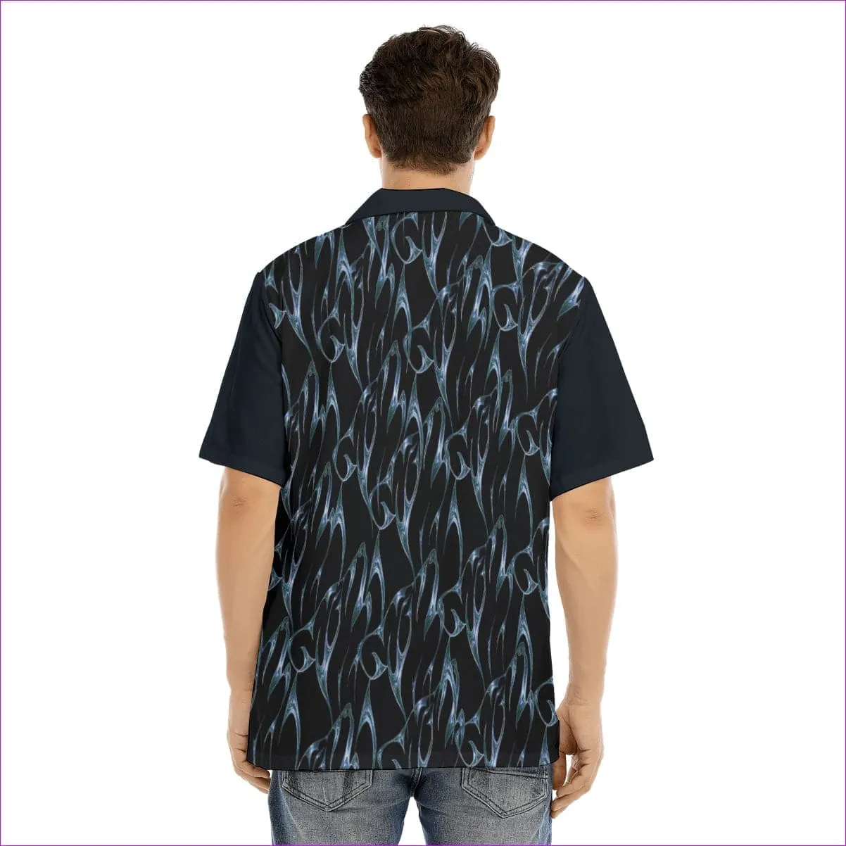 Bay Men's Hawaiian Shirt With Button Closure