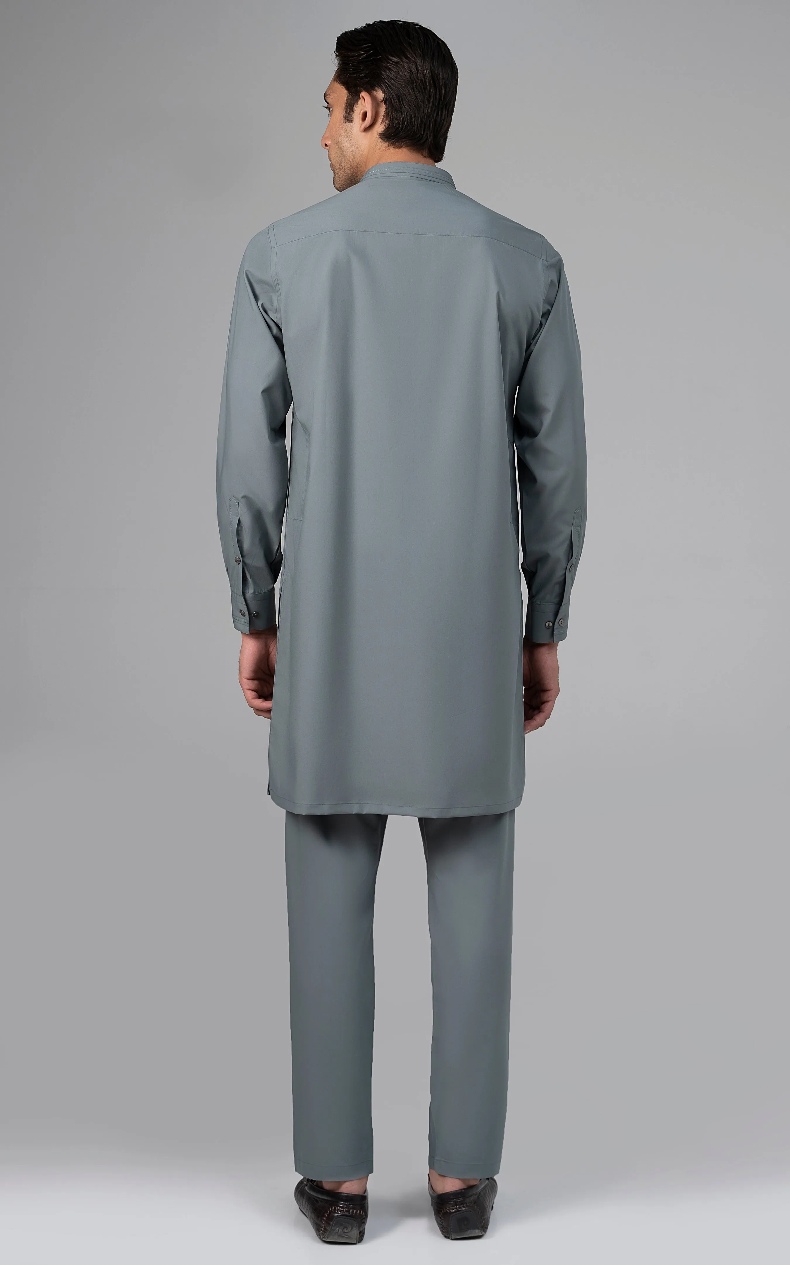 BLENDED KURTA PAJAMA - PREMIUM COLLECTION GLACIAL GREEN