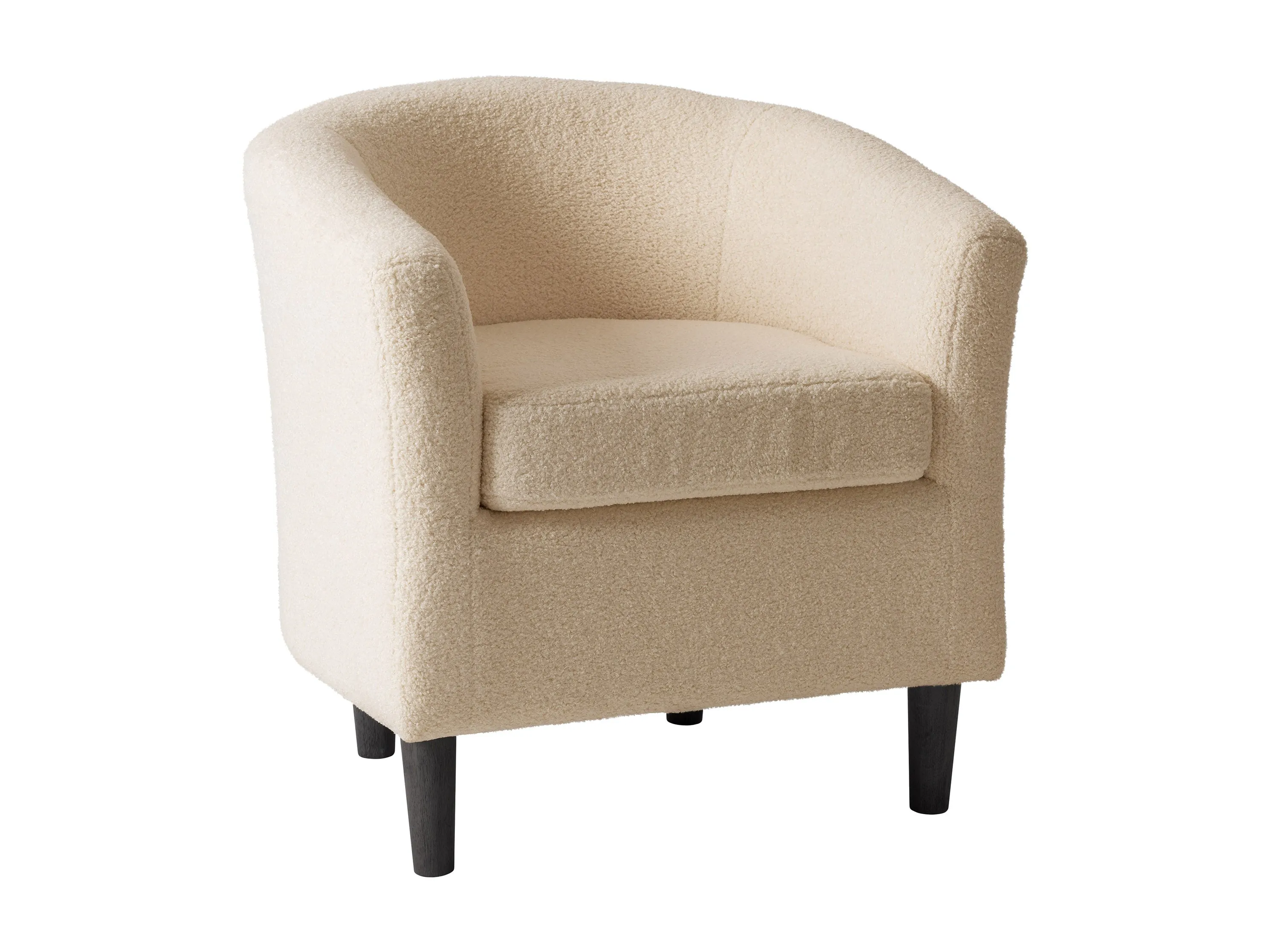 Boucle Barrel Chair