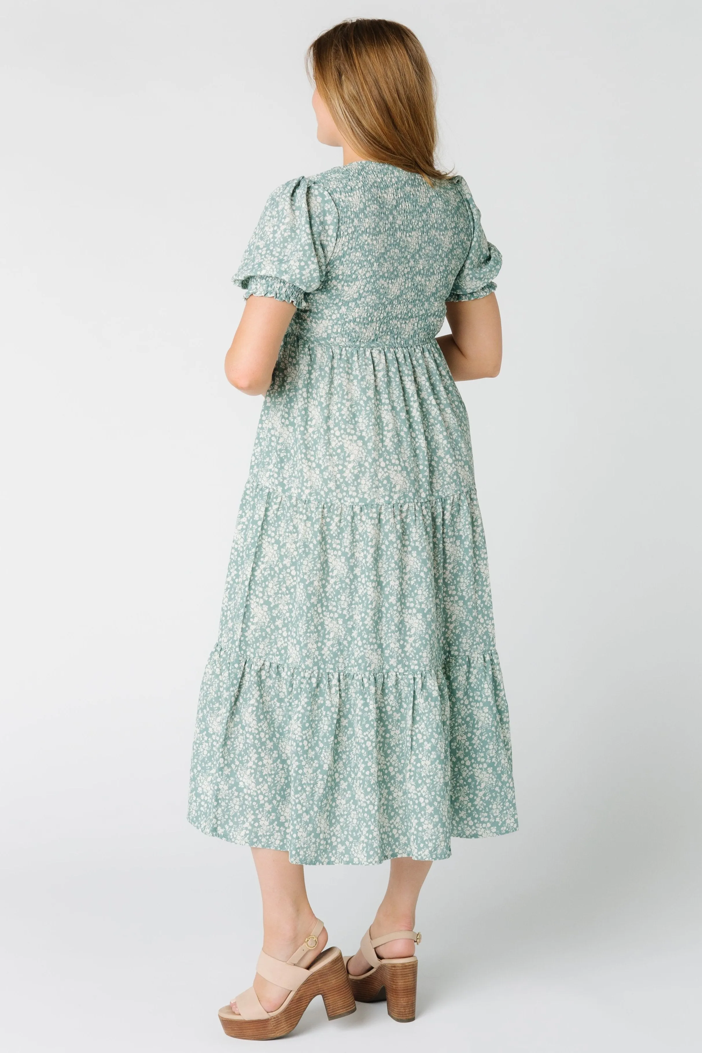 Brass & Roe Alison Smocked Dress