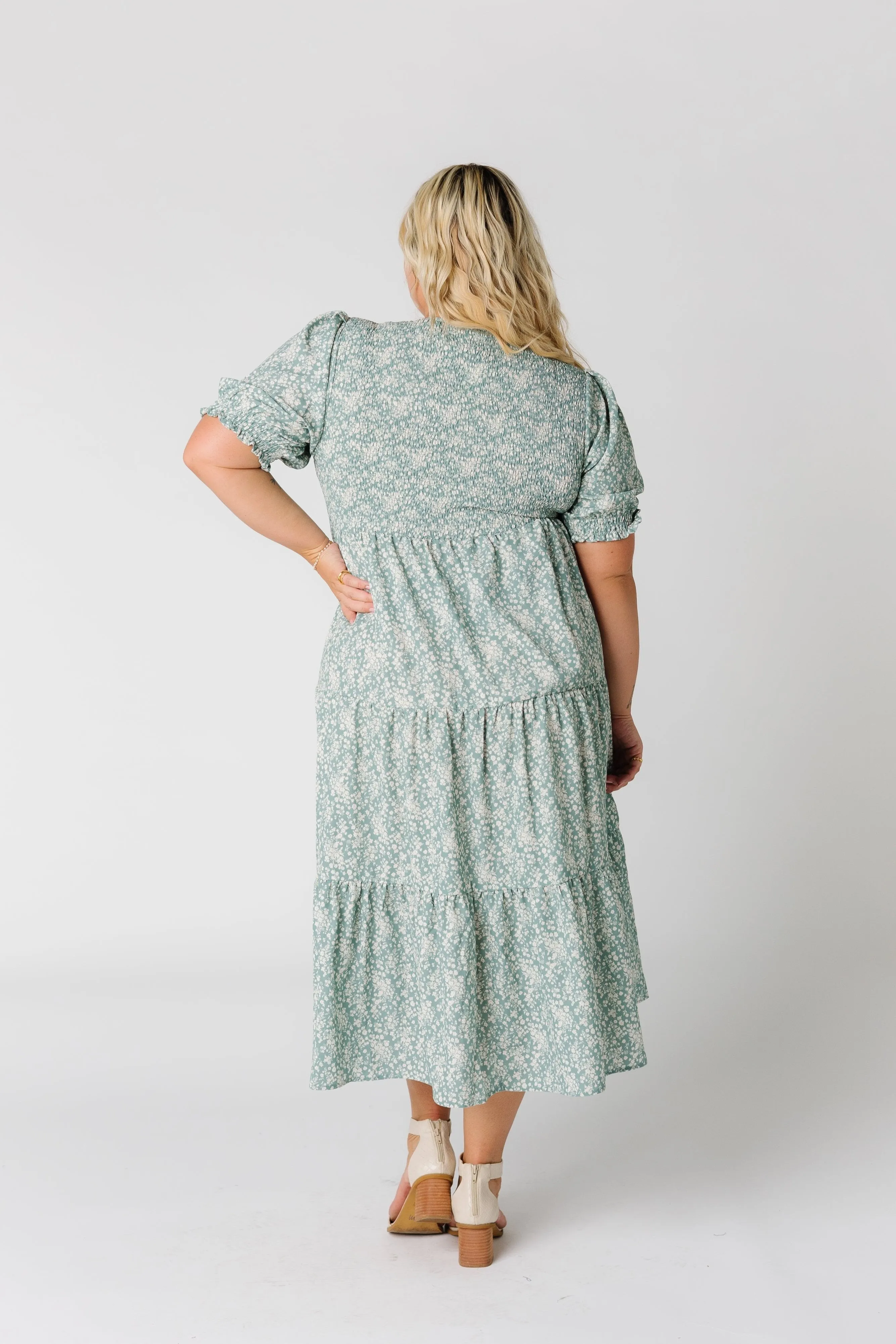 Brass & Roe Alison Smocked Dress