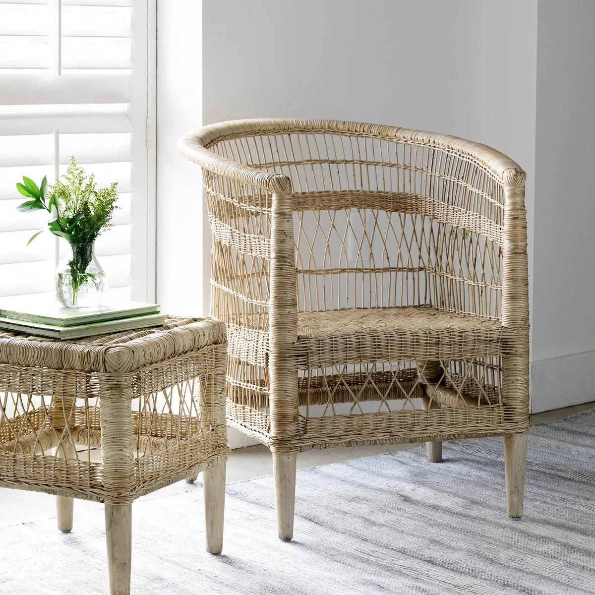 Brenna Rattan Chair