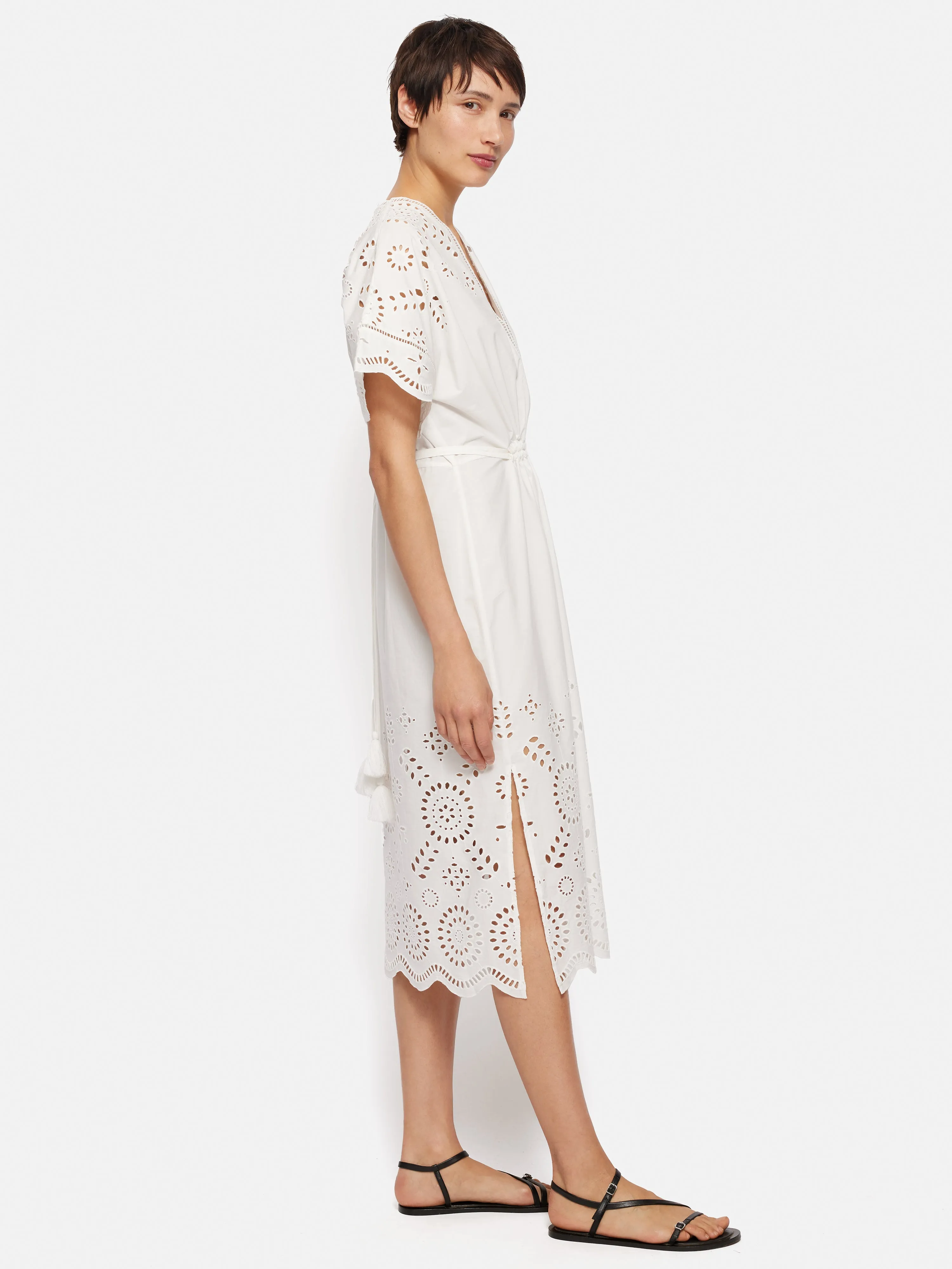 Broderie Kaftan | White