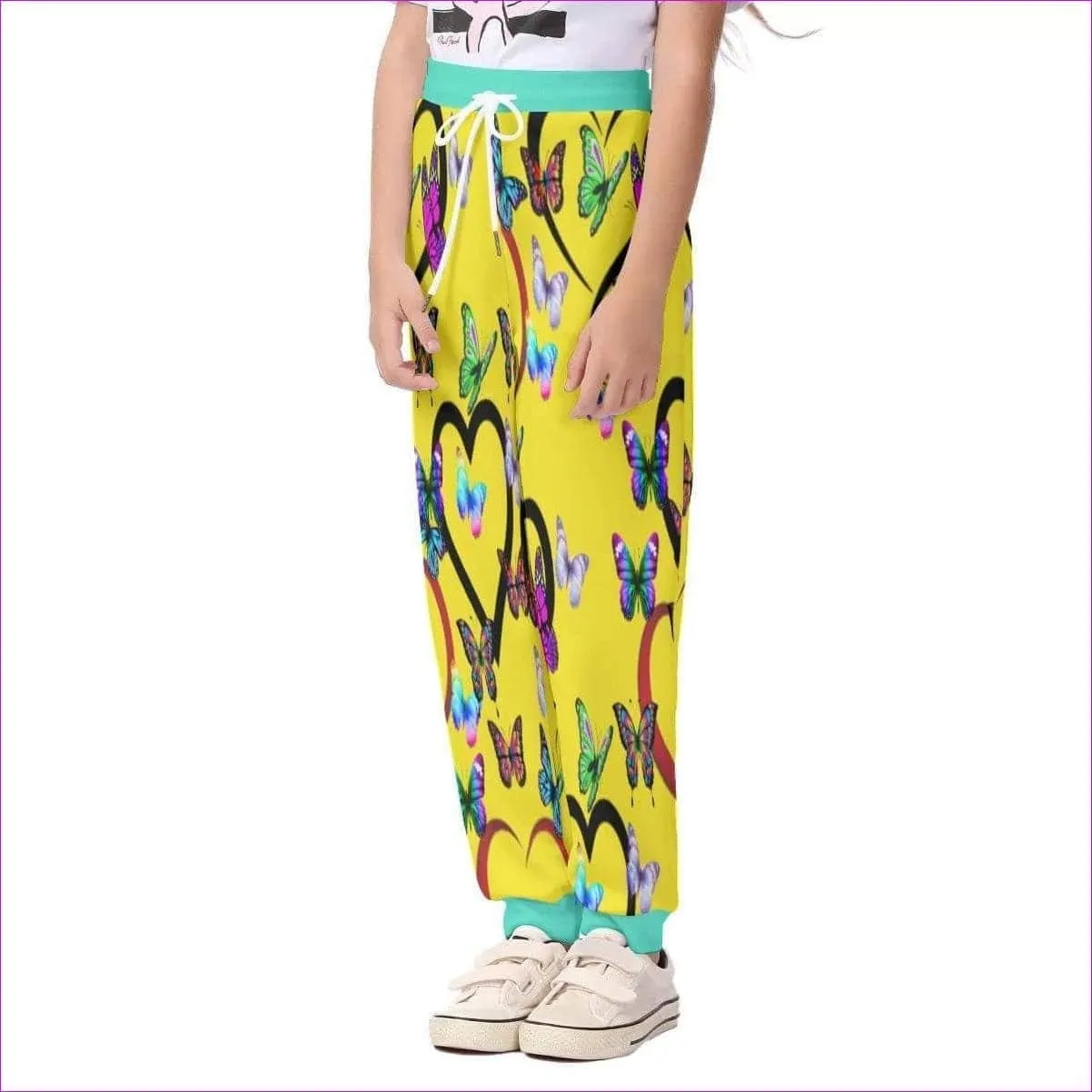 Butterfly Love Kids Casual Pants