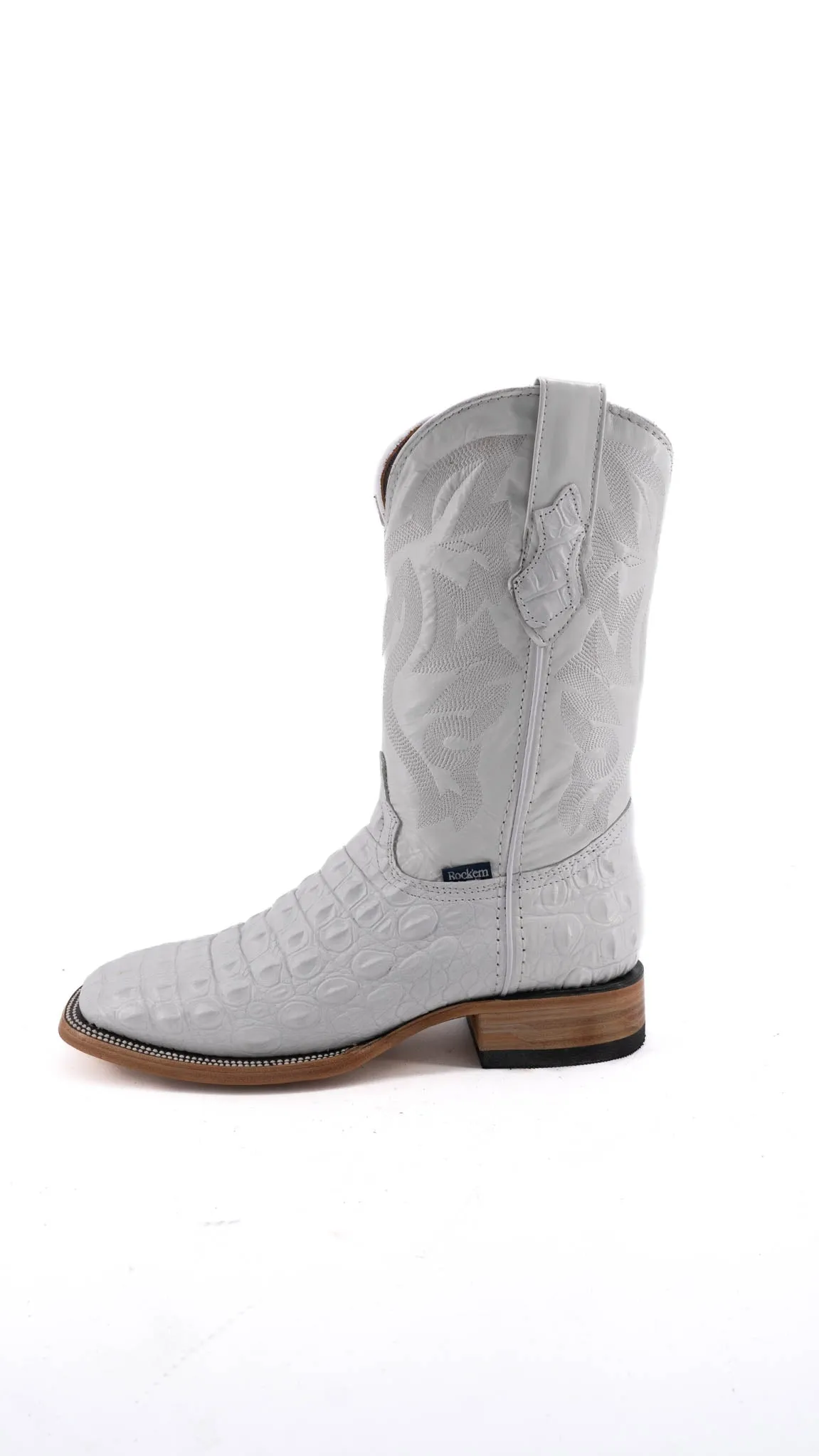 Caiman Hornback Square Toe Cowboy Boot