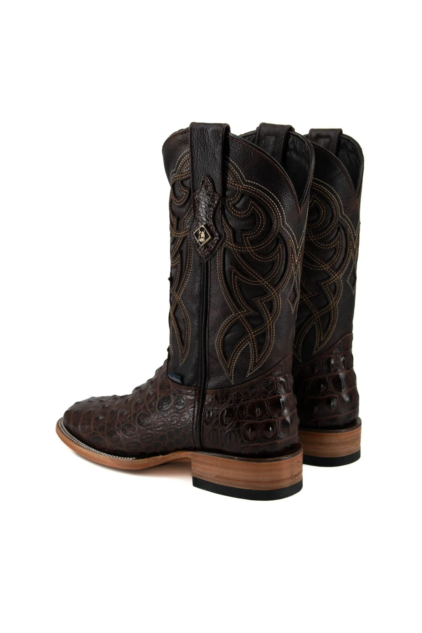 Caiman Hornback Square Toe Cowboy Boot