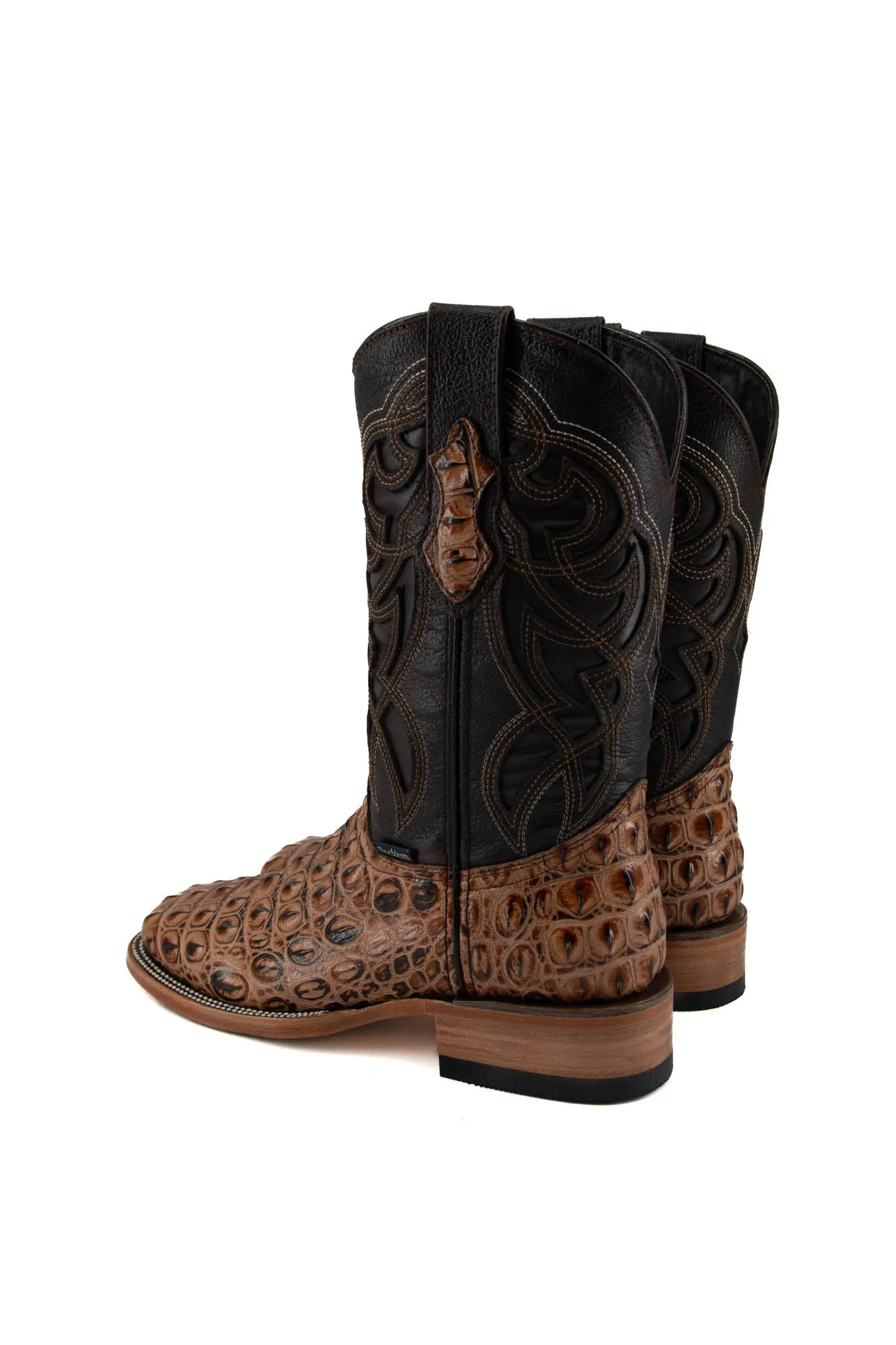 Caiman Hornback Square Toe Cowboy Boot