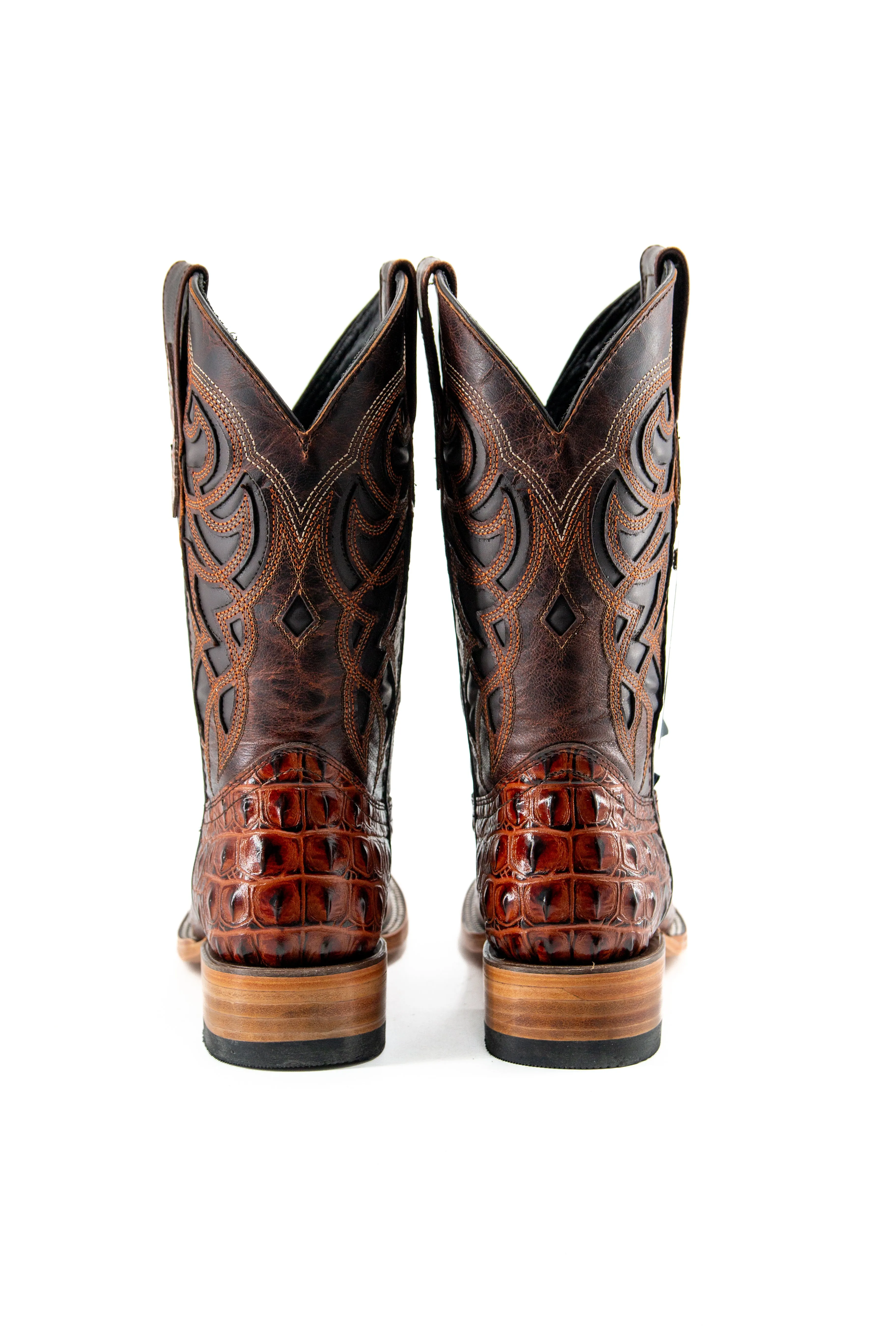 Caiman Hornback Square Toe Cowboy Boot