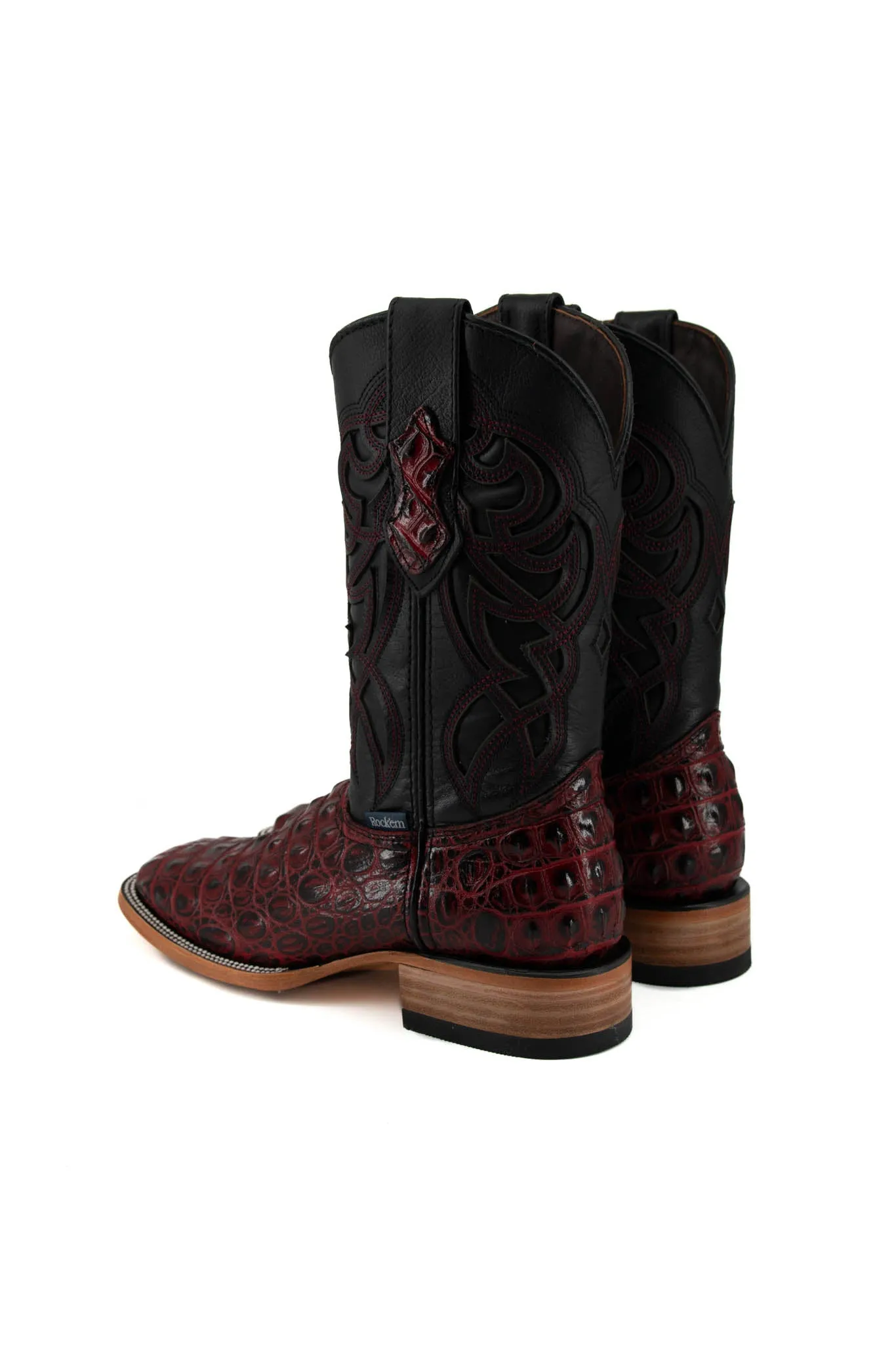 Caiman Hornback Square Toe Cowboy Boot