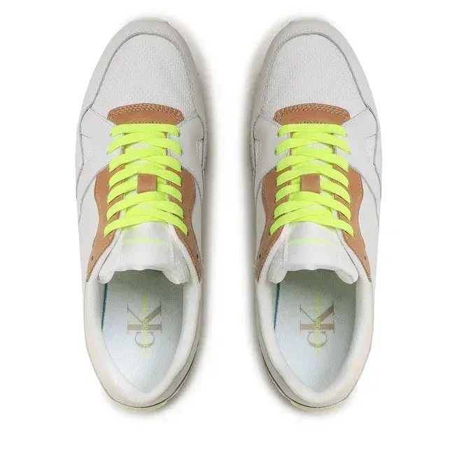 Calvin Klein Jeans Retro Runner Fluo Contrast YM0YM00619-WHTBEG