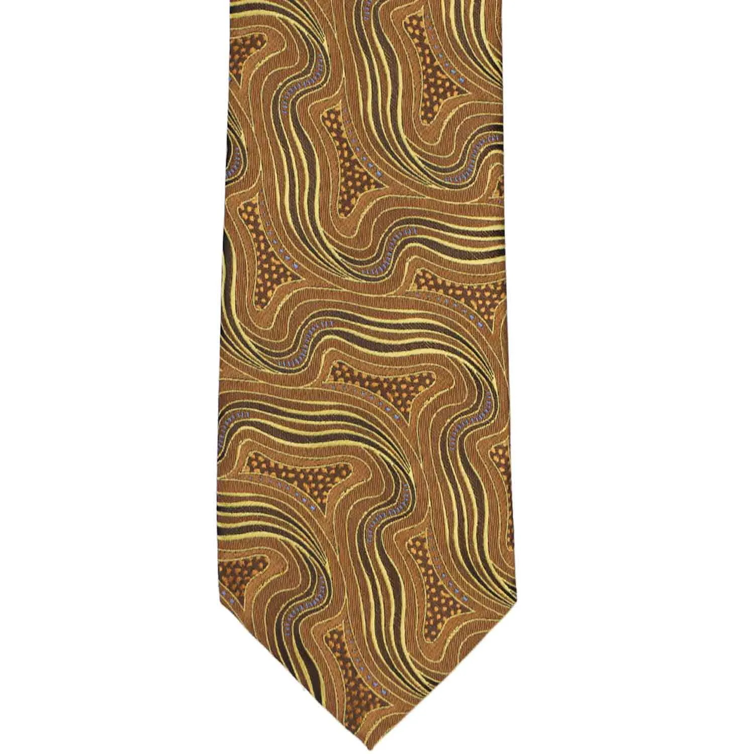 Caramel Brown Highgate Swirl Necktie