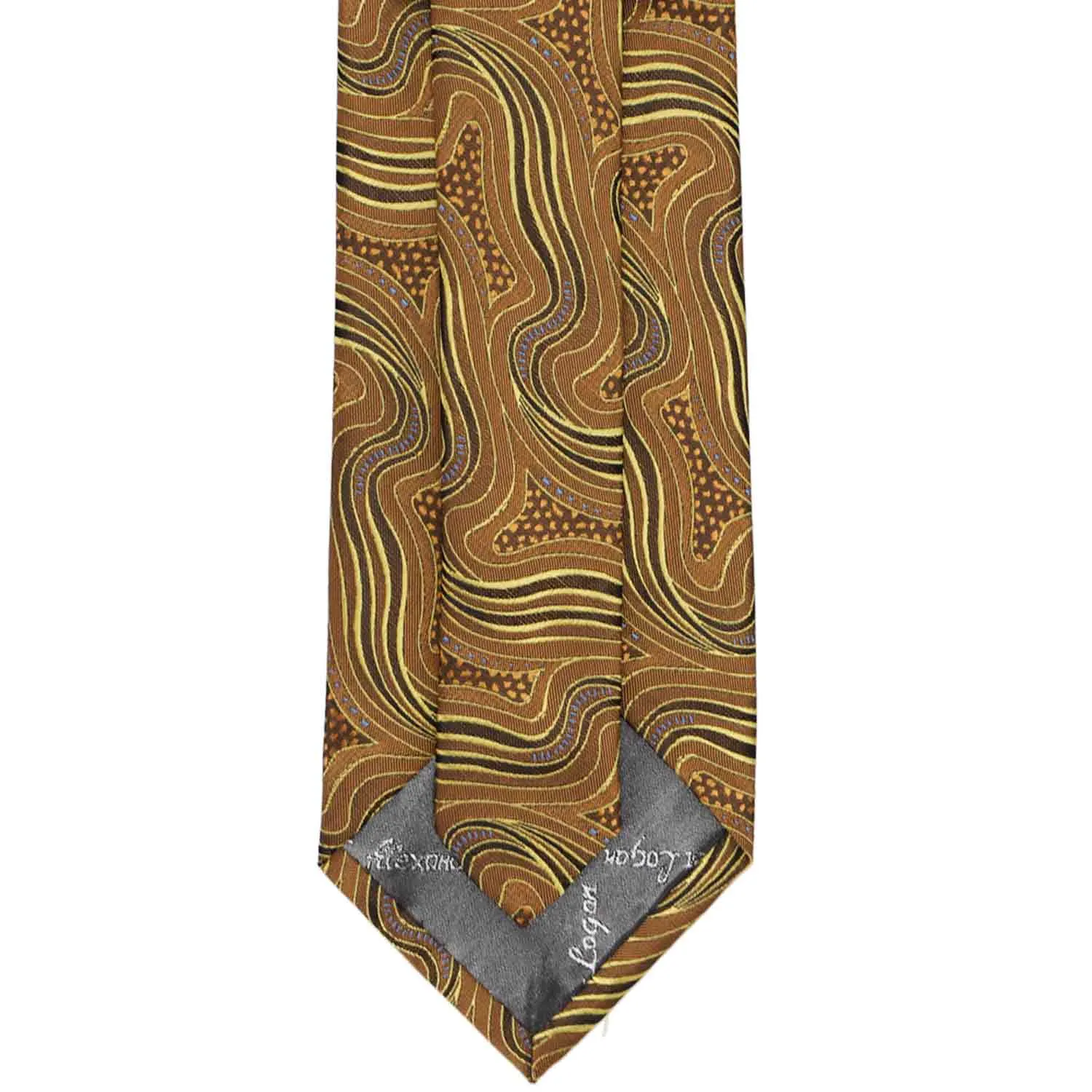 Caramel Brown Highgate Swirl Necktie