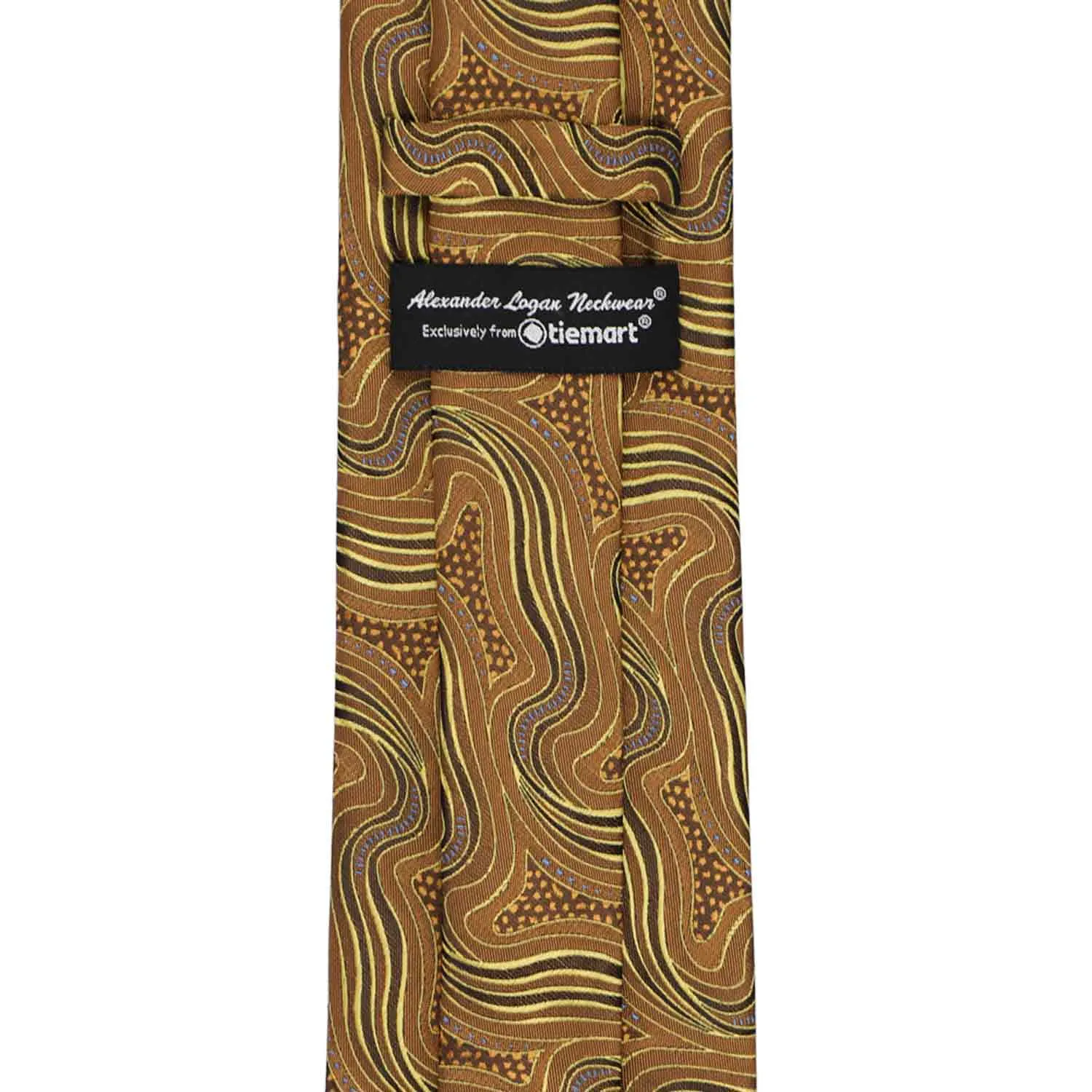 Caramel Brown Highgate Swirl Necktie