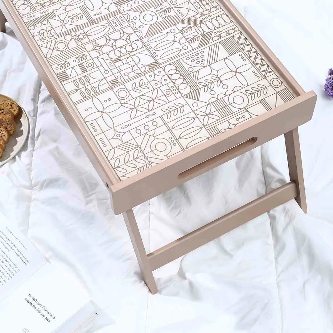 Casablanca Bed Tray Geometric Pattern