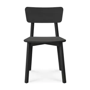 Casale Dining Chair, Oak Black