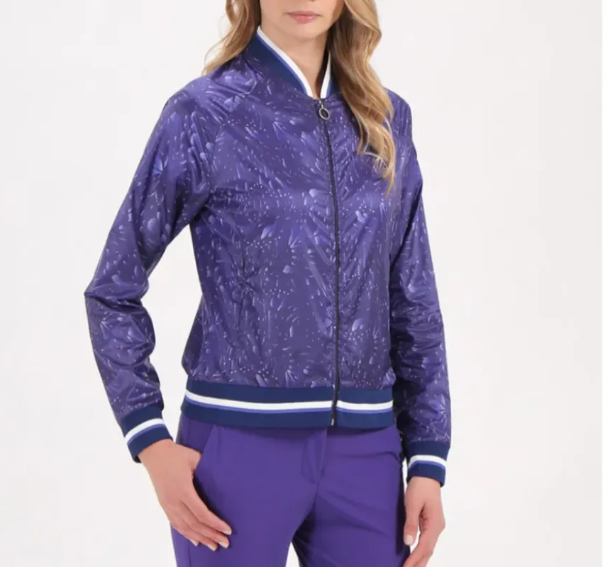 Chervò Mariella Jacket - Purple Print