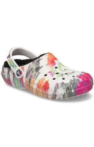 Classic Lined Tie-Dye Clogs - Black/Multi